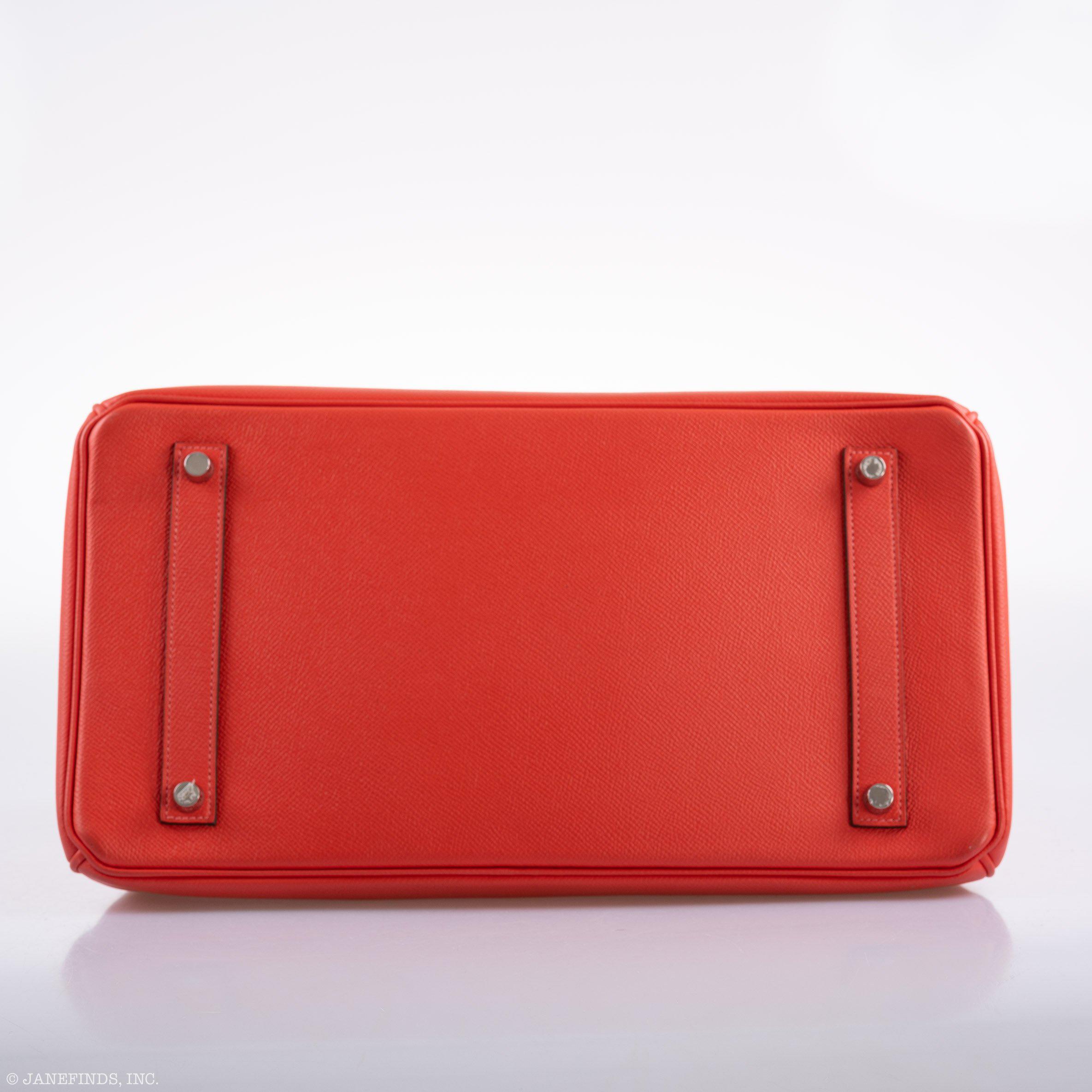 Hermes Birkin 35 Rose Jaipur Epsom Palladium Hardware - 2015, T - Exclusu