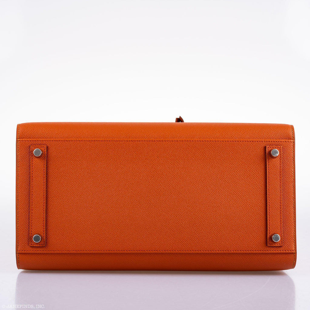 Hermes Birkin 35 Sellier "Sunrise" Rainbow Epsom Palladium Hardware - 2020, Y - Exclusu