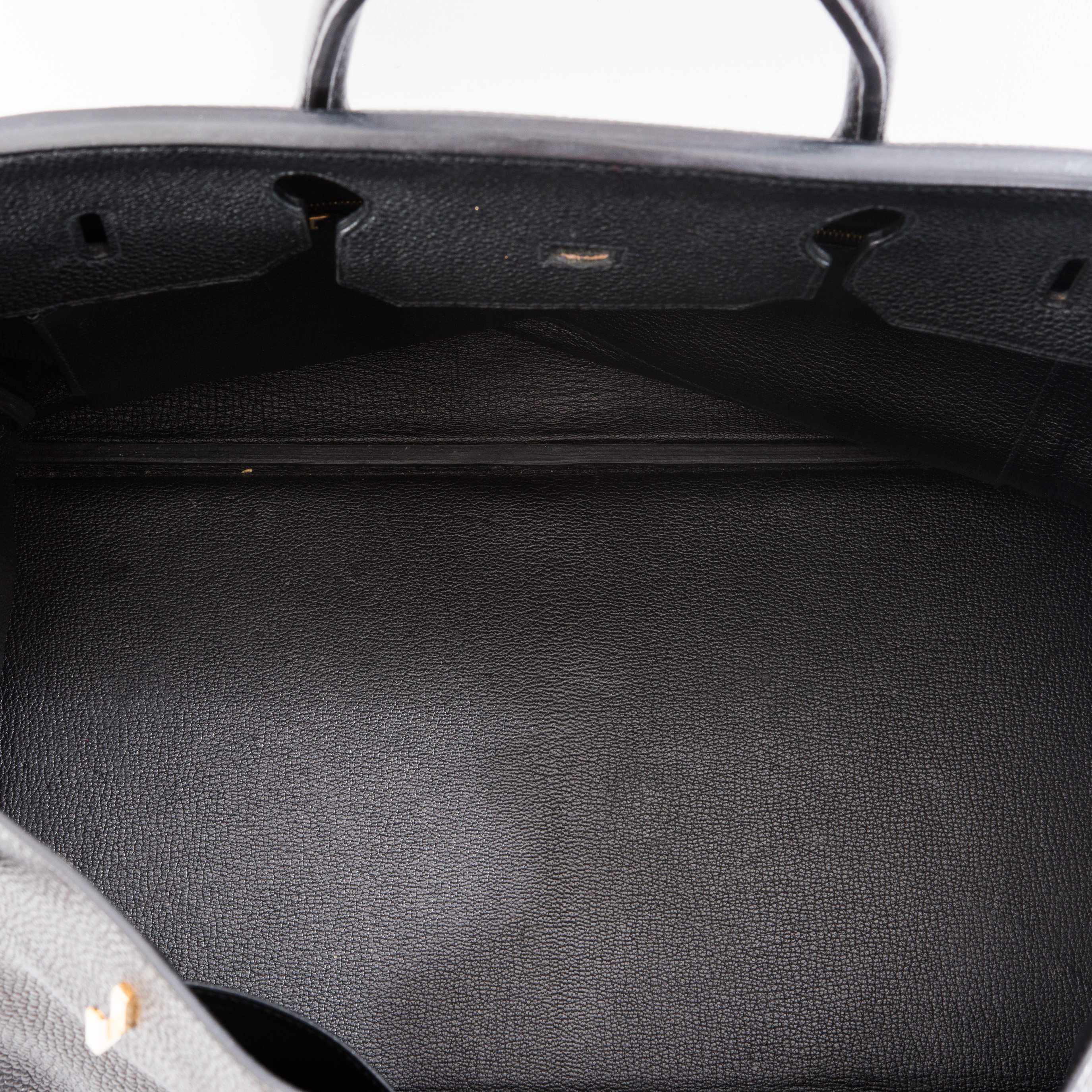 Hermes Birkin 40 Black Togo Gold Hardware - 2010, Square N - Exclusu