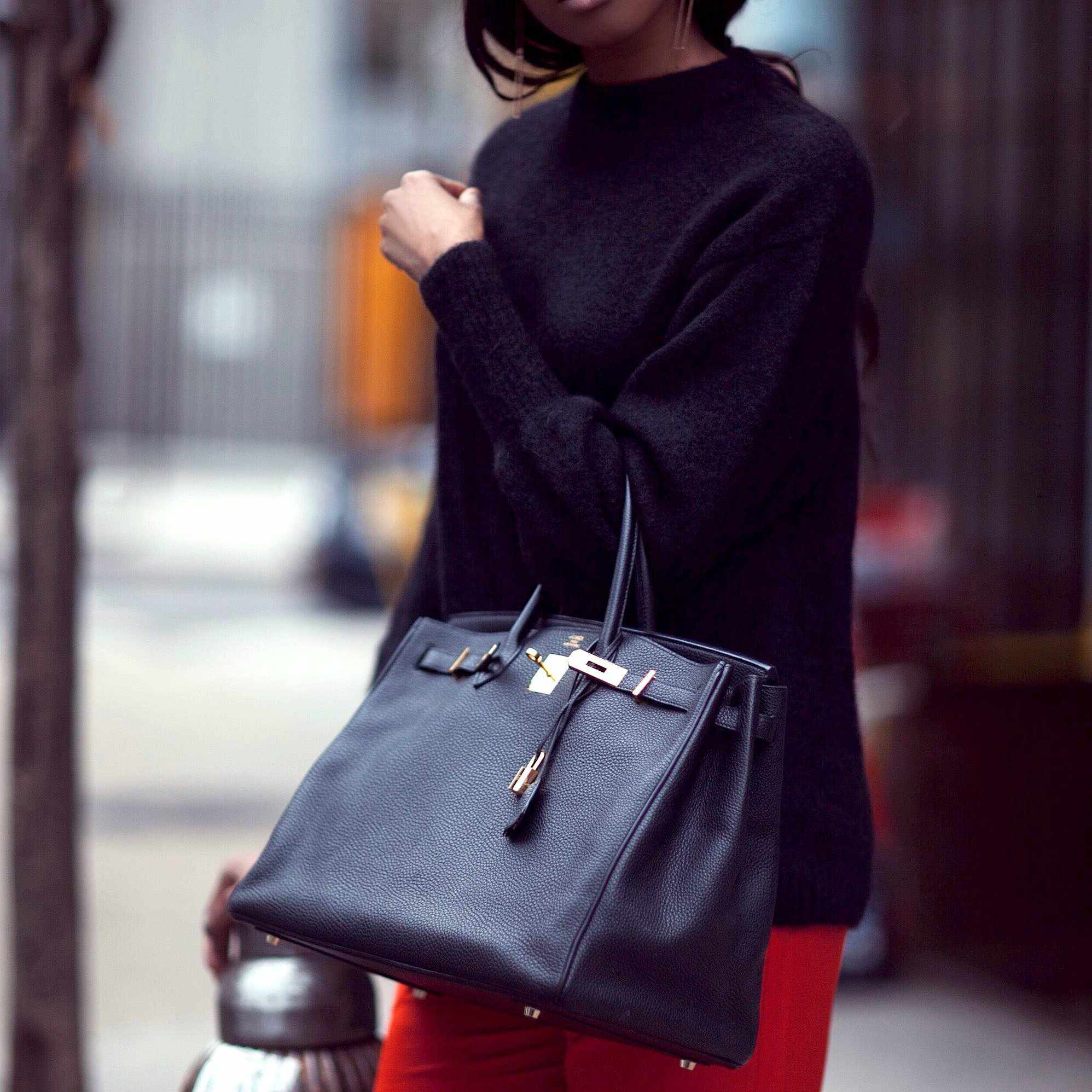 Hermes Birkin 40 Black Togo Gold Hardware - 2010, Square N - Exclusu