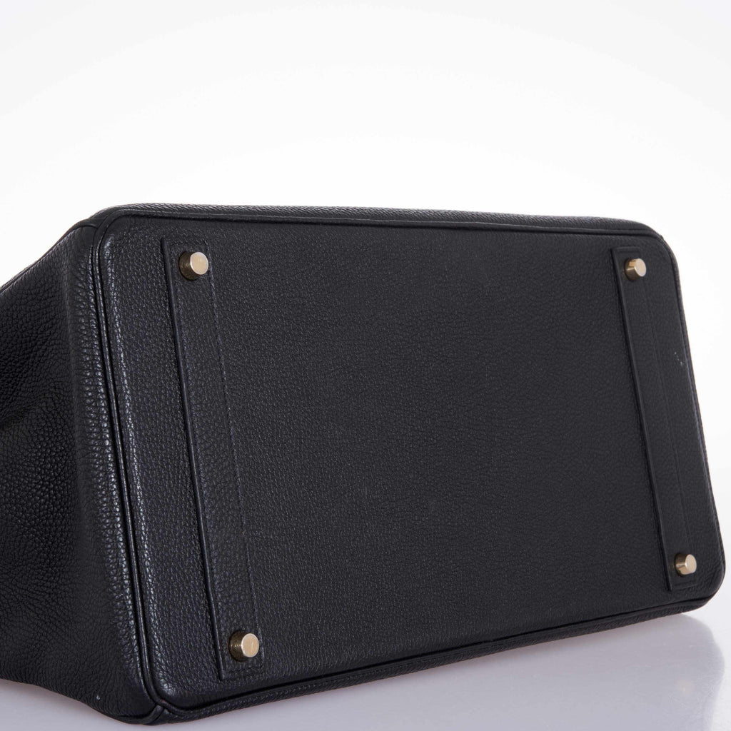 Hermes Birkin 40 Black Togo Gold Hardware - 2010, Square N - Exclusu