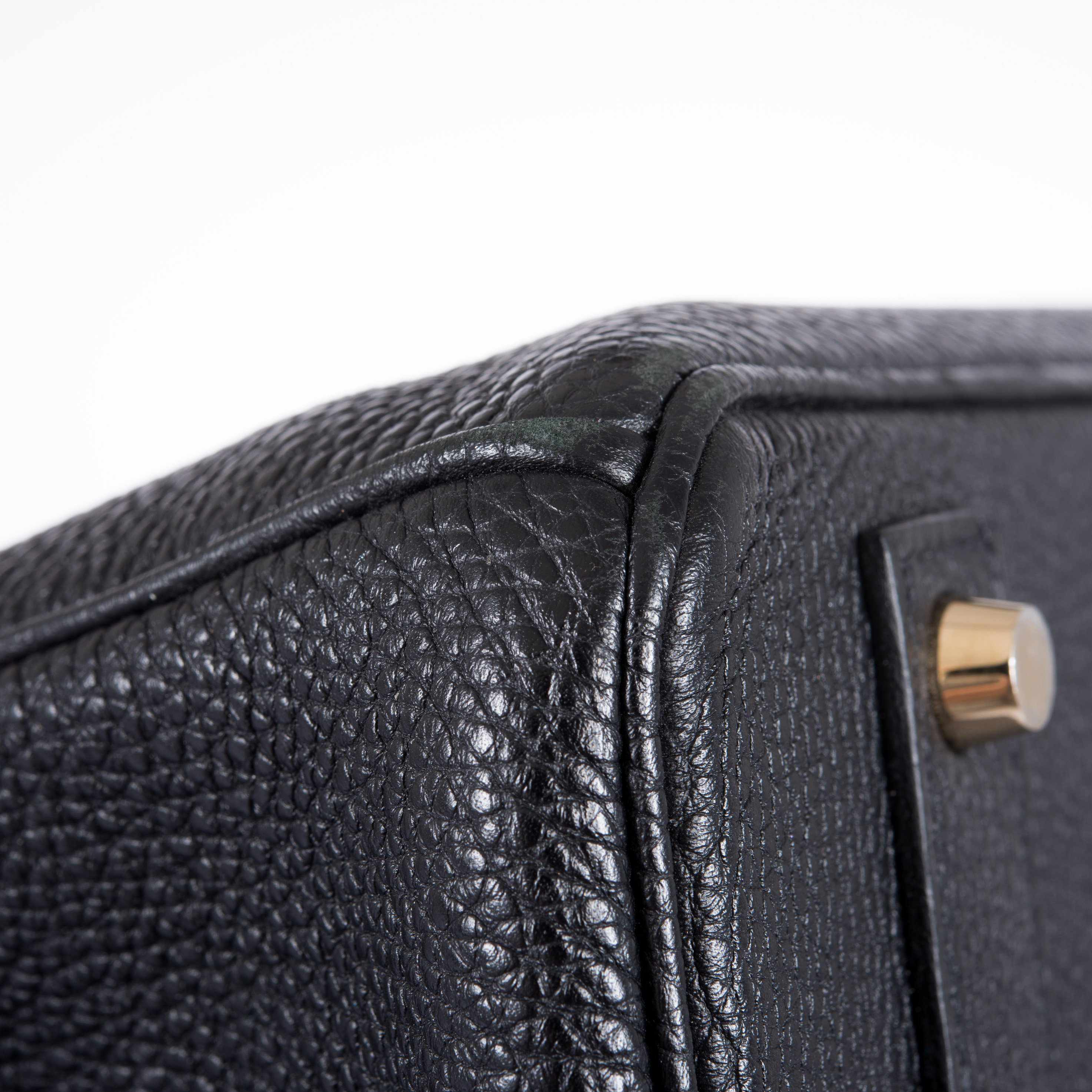 Hermes Birkin 40 Black Togo Gold Hardware - 2010, Square N - Exclusu