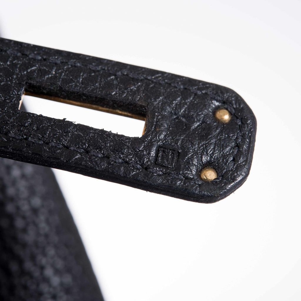 Hermes Birkin 40 Black Togo Gold Hardware - 2010, Square N - Exclusu