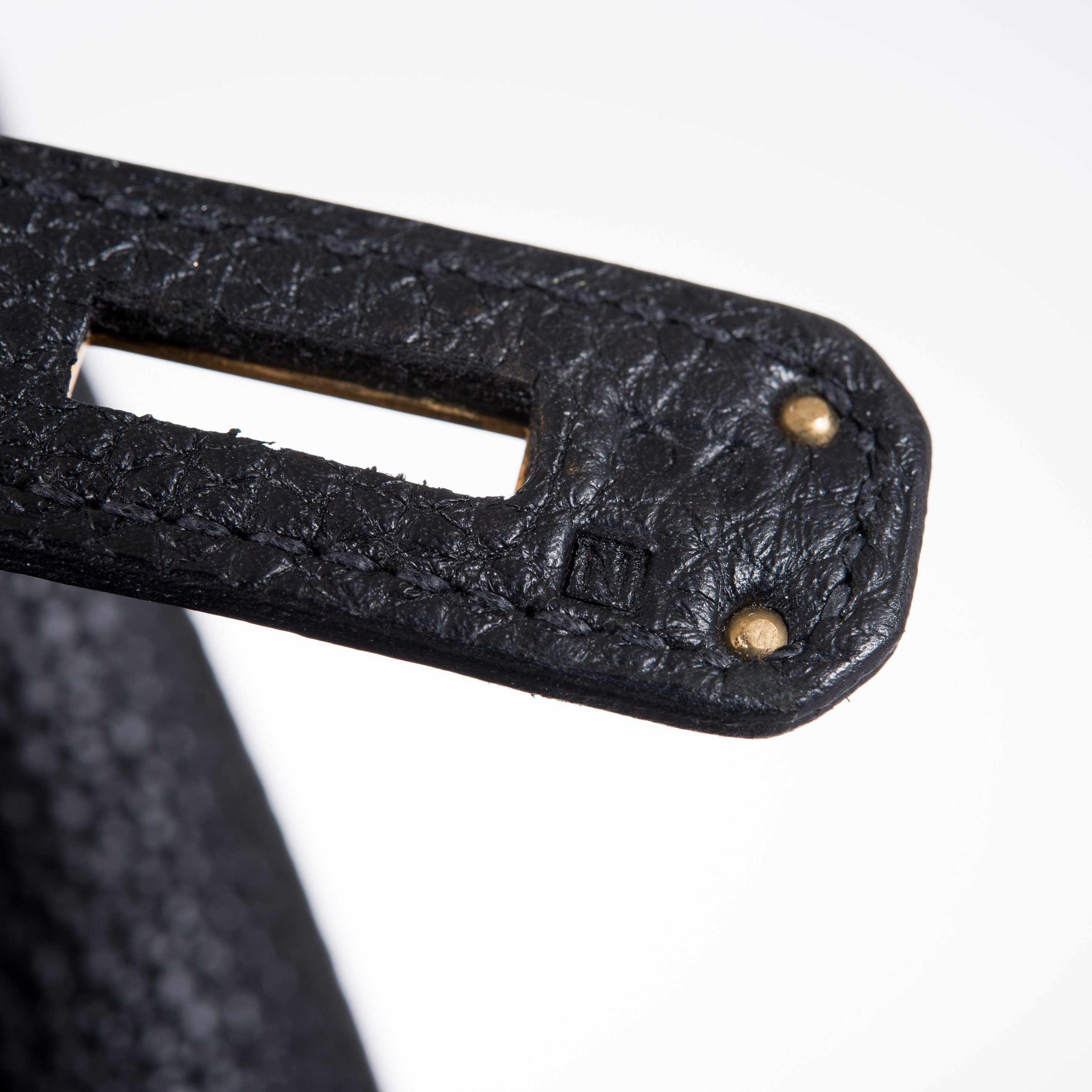 Hermes Birkin 40 Black Togo Gold Hardware - 2010, Square N - Exclusu