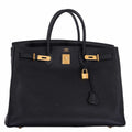 Hermes Birkin 40 Black Togo Gold Hardware - 2010, Square N - Exclusu