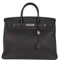 Hermes Birkin 40 Black Togo Leather Palladium Hardware - 2014, R Square - Exclusu