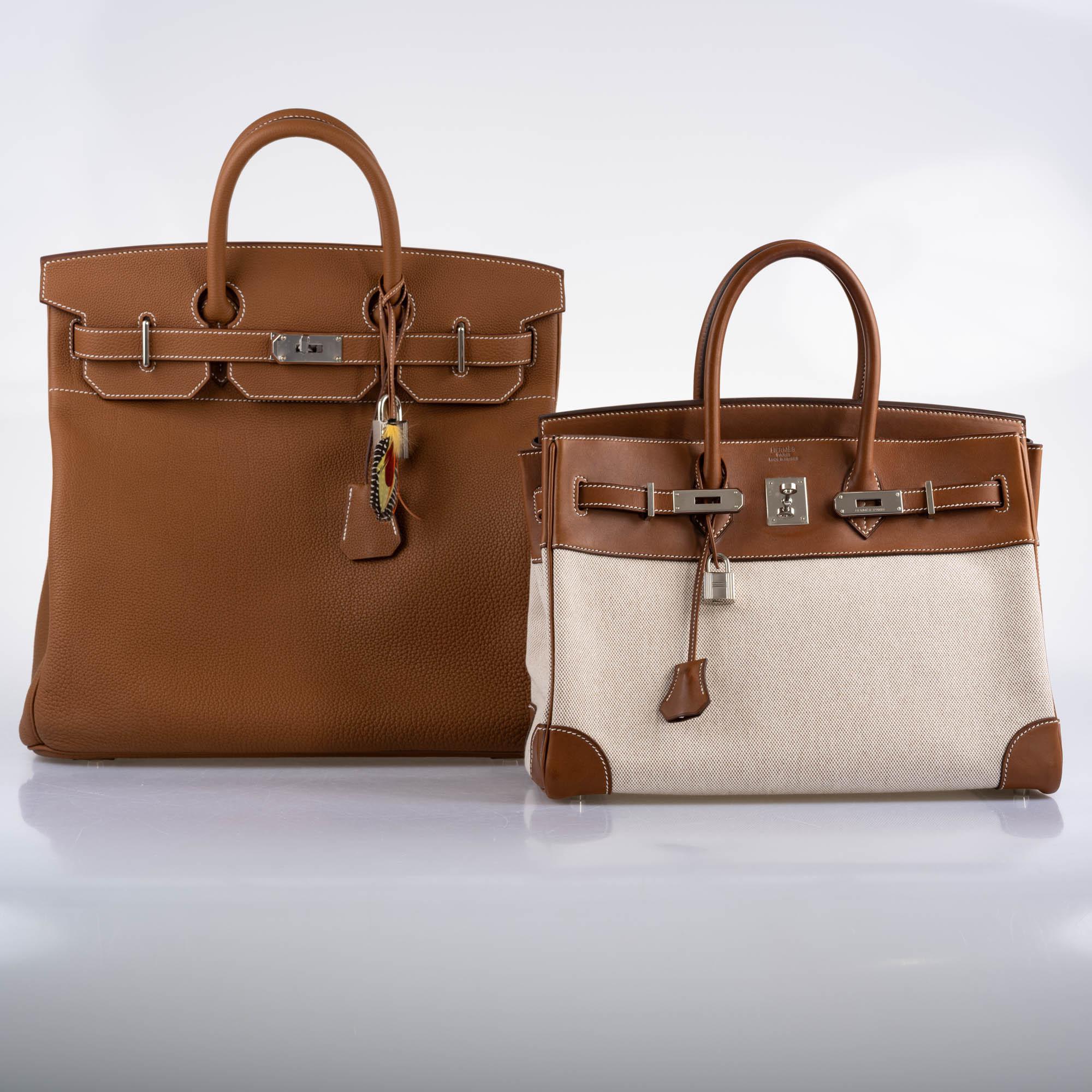 Hermes Birkin 40 HAC Gold Togo leather Palladium Hardware - 2021, Z - Exclusu