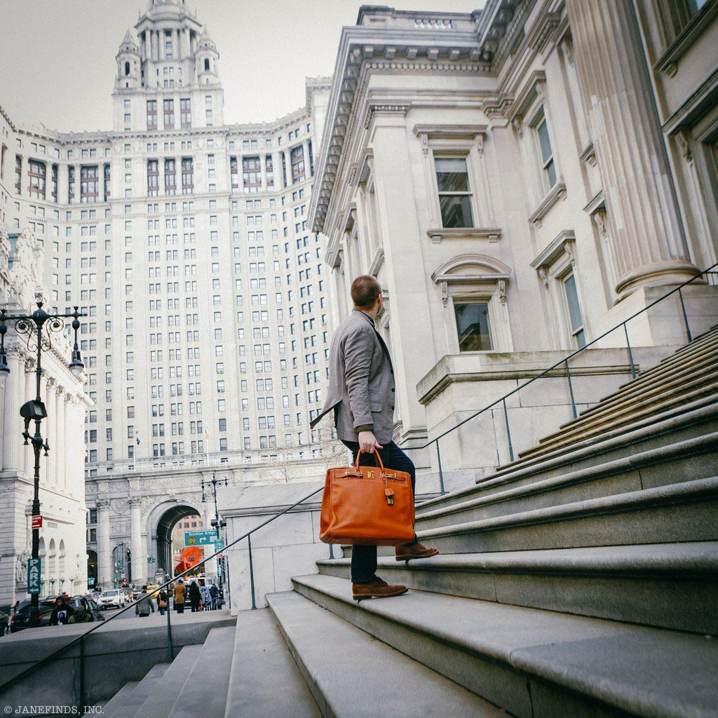 Hermes Birkin 45 HAC Etrusque Clemence Gold Hardware - Z, Circle - Exclusu