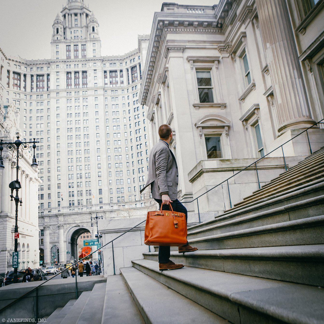 Hermes Birkin 45 HAC Etrusque Clemence Gold Hardware - Z, Circle - Exclusu