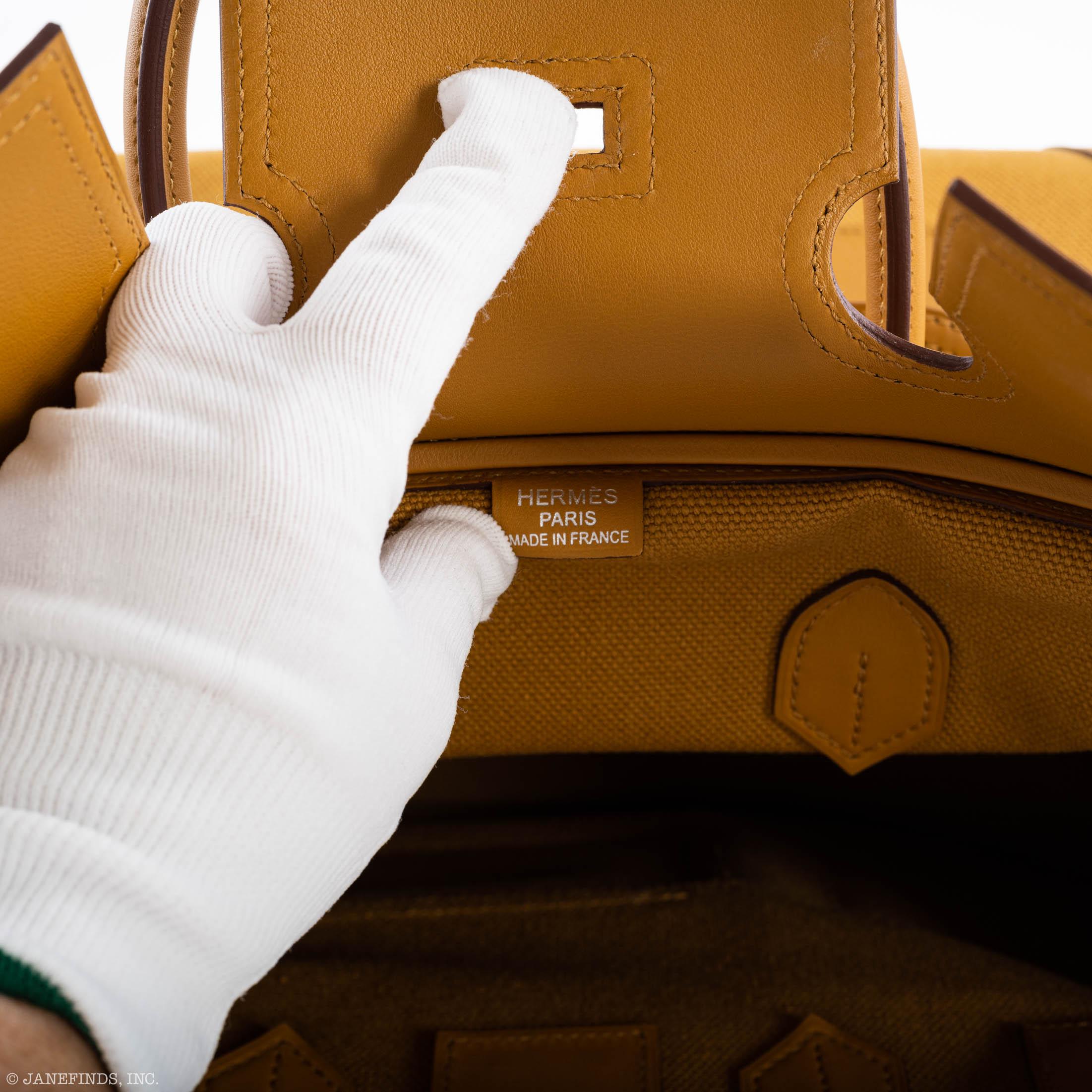 Hermes Birkin Cargo 35 Sesame Swift & Canvas Palladium Hardware - 2021, Z - Exclusu