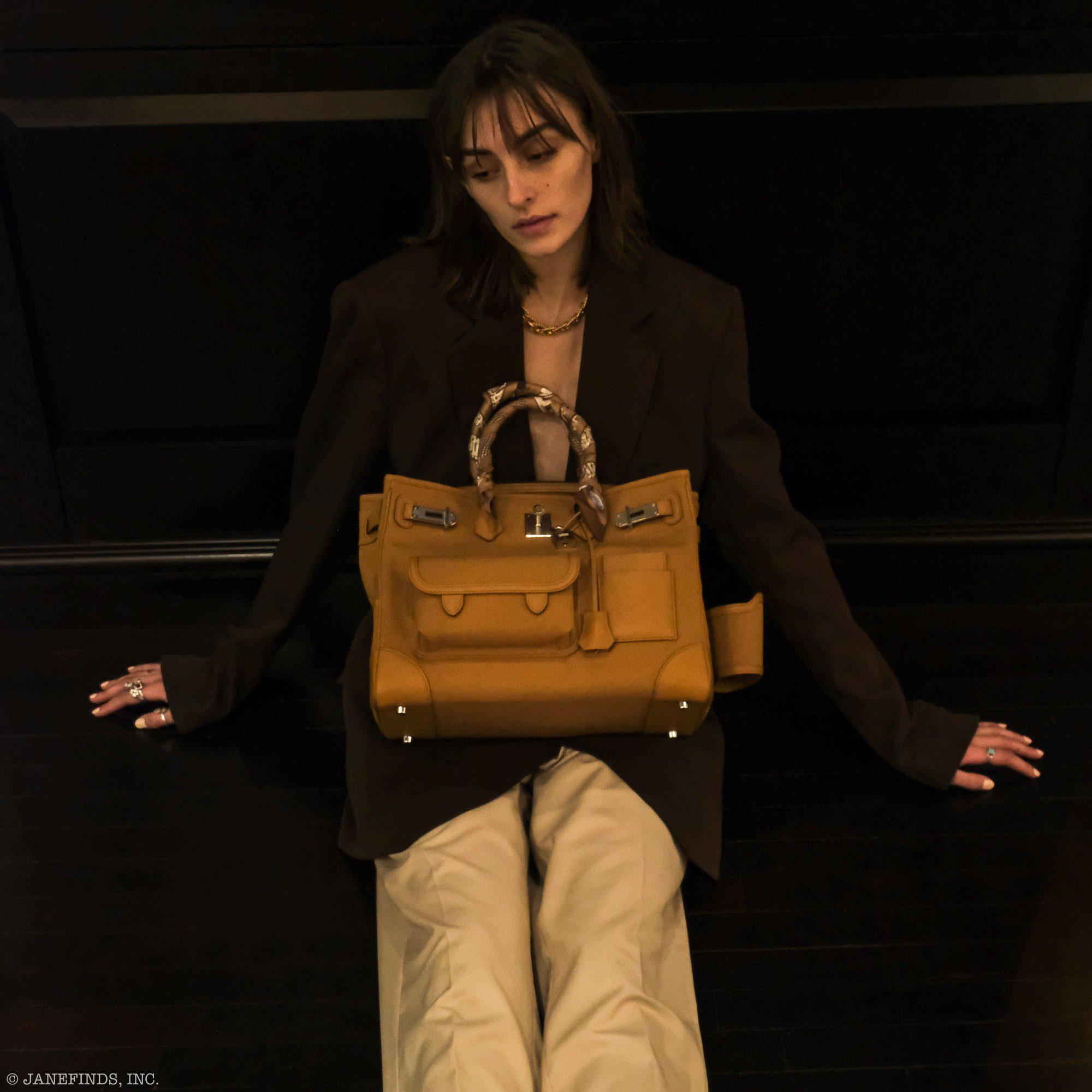 Hermes Birkin Cargo 35 Sesame Swift & Canvas Palladium Hardware - 2021, Z - Exclusu