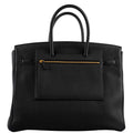 Hermes Birkin Pochette Backpocket Black Swift With Palladium Hardware - 2021, Z - Exclusu