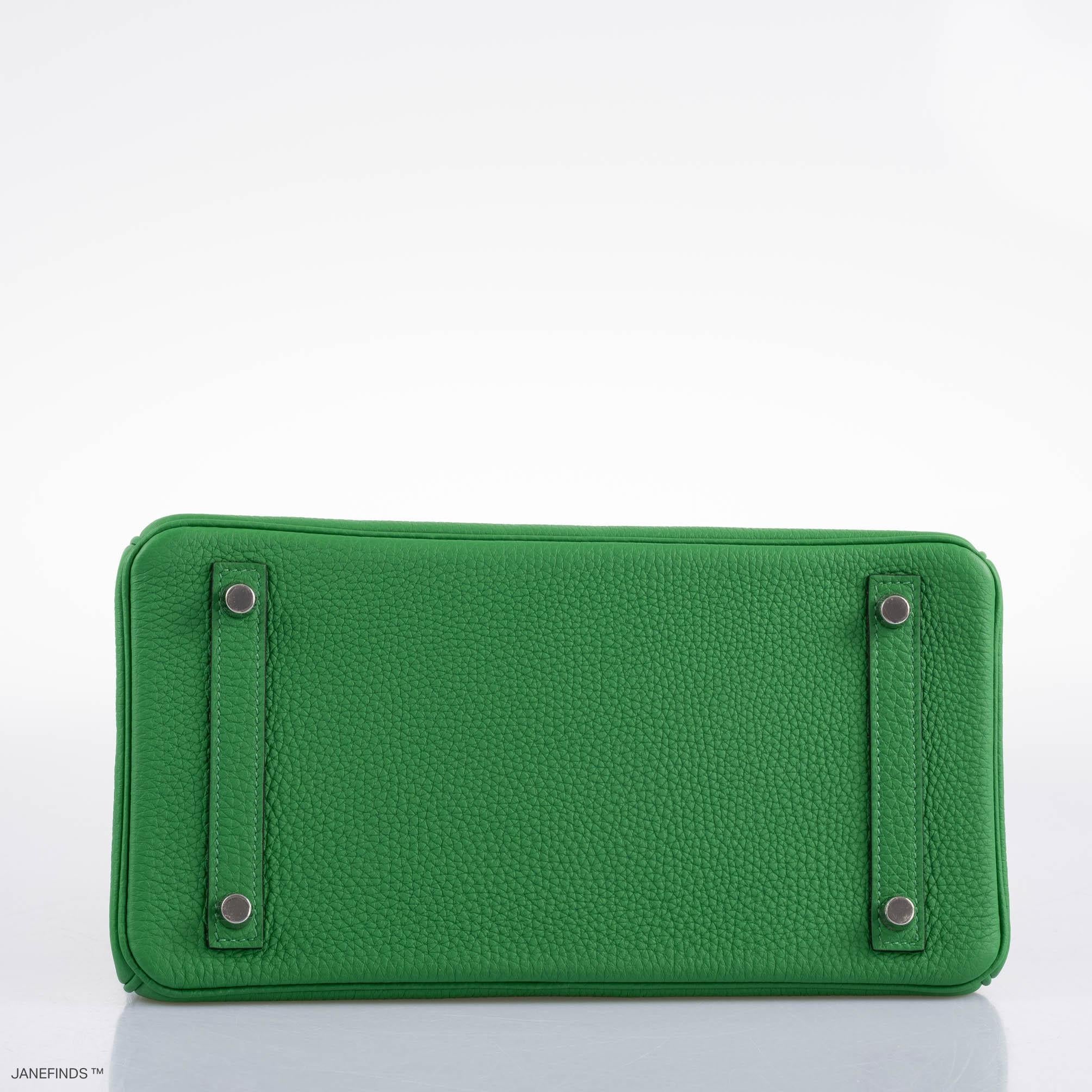 Hermes Birkin Touch 30 Bambou (Bamboo) Togo & Cactus Niloticus Crocodile Palladium Hardware - 2020, Y - Exclusu