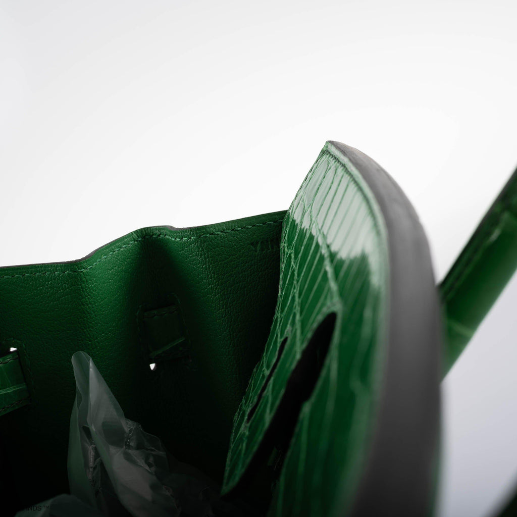 Hermes Birkin Touch 30 Bambou (Bamboo) Togo & Cactus Niloticus Crocodile Palladium Hardware - 2020, Y - Exclusu