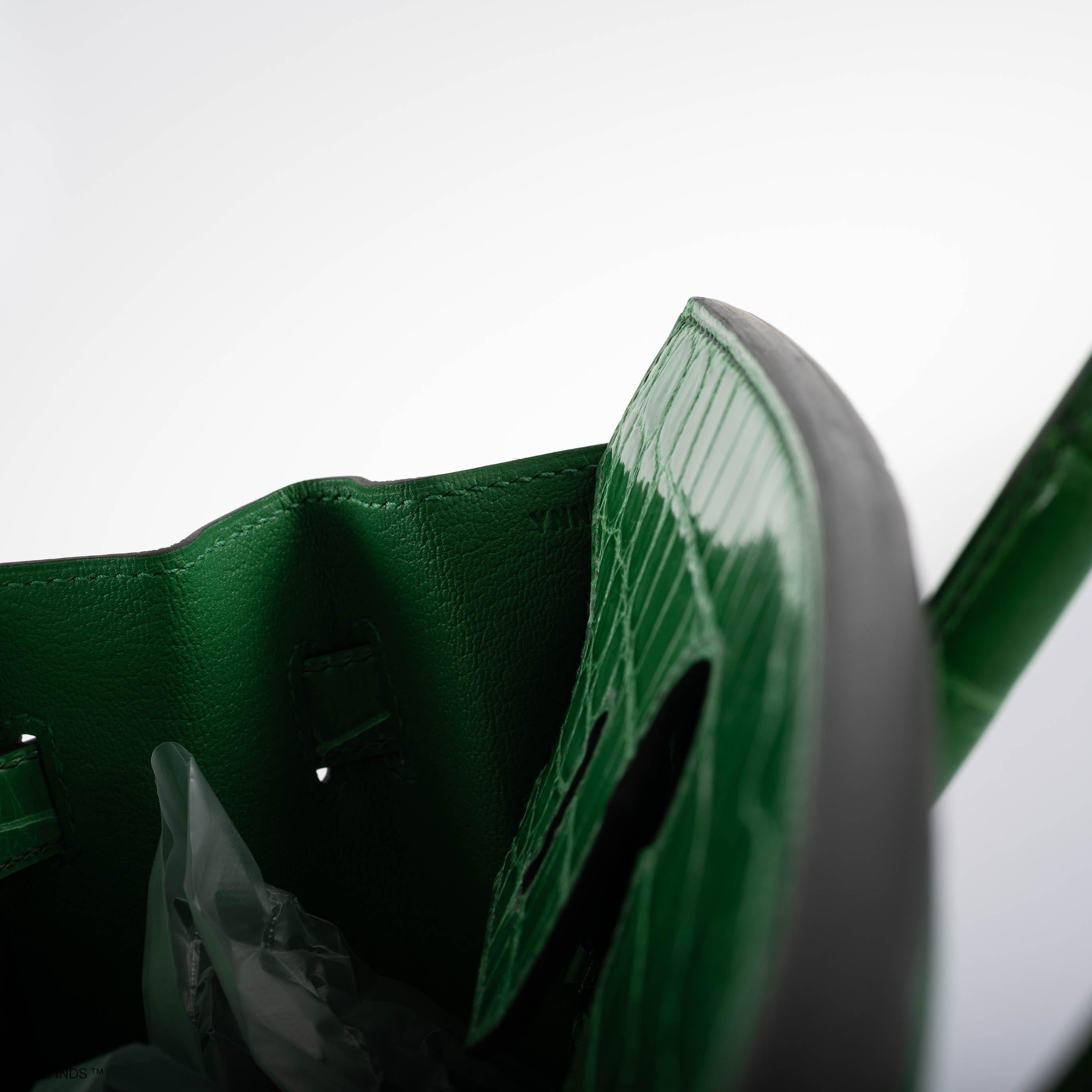 Hermes Birkin Touch 30 Bambou (Bamboo) Togo & Cactus Niloticus Crocodile Palladium Hardware - 2020, Y - Exclusu