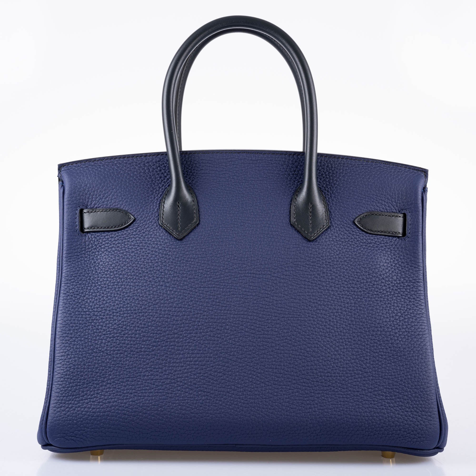 Hermes Birkin Touch 30 Bleu Encre Sombrero & Bleu Obscur Taurillon Clemence Gold Hardware - 2020, Y - Exclusu