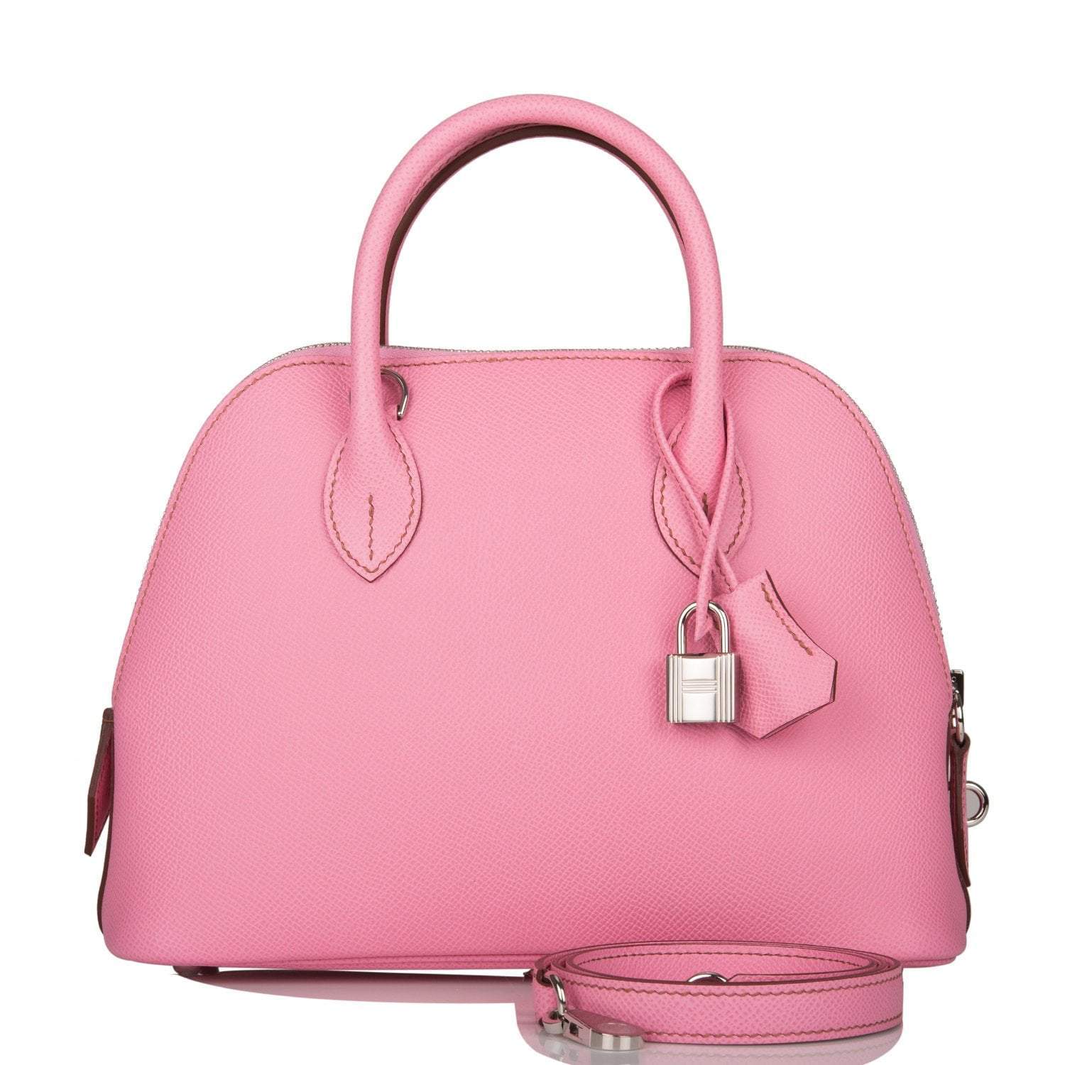 Hermes 1923 Bolide 25 Bubblegum 5P Epsom Palladium Hardware - Exclusu