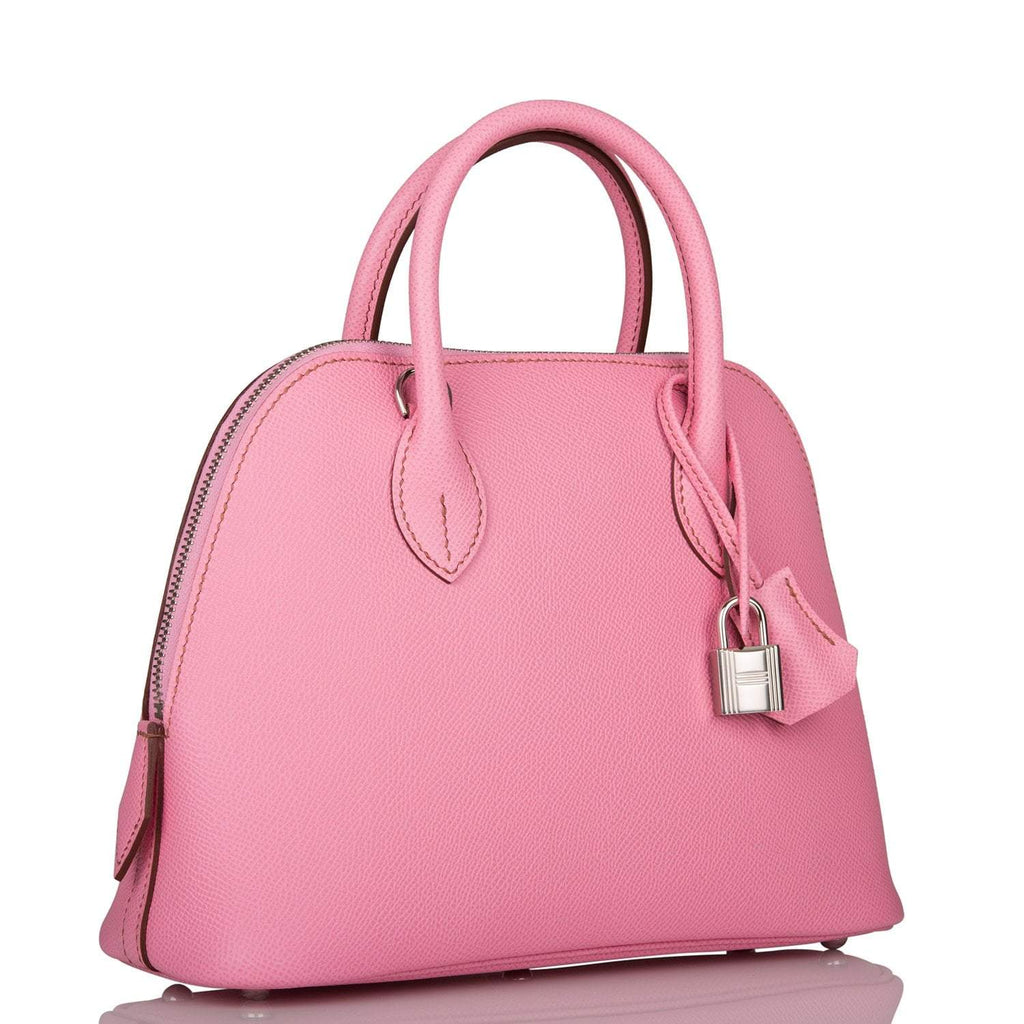Hermes 1923 Bolide 25 Bubblegum 5P Epsom Palladium Hardware - Exclusu