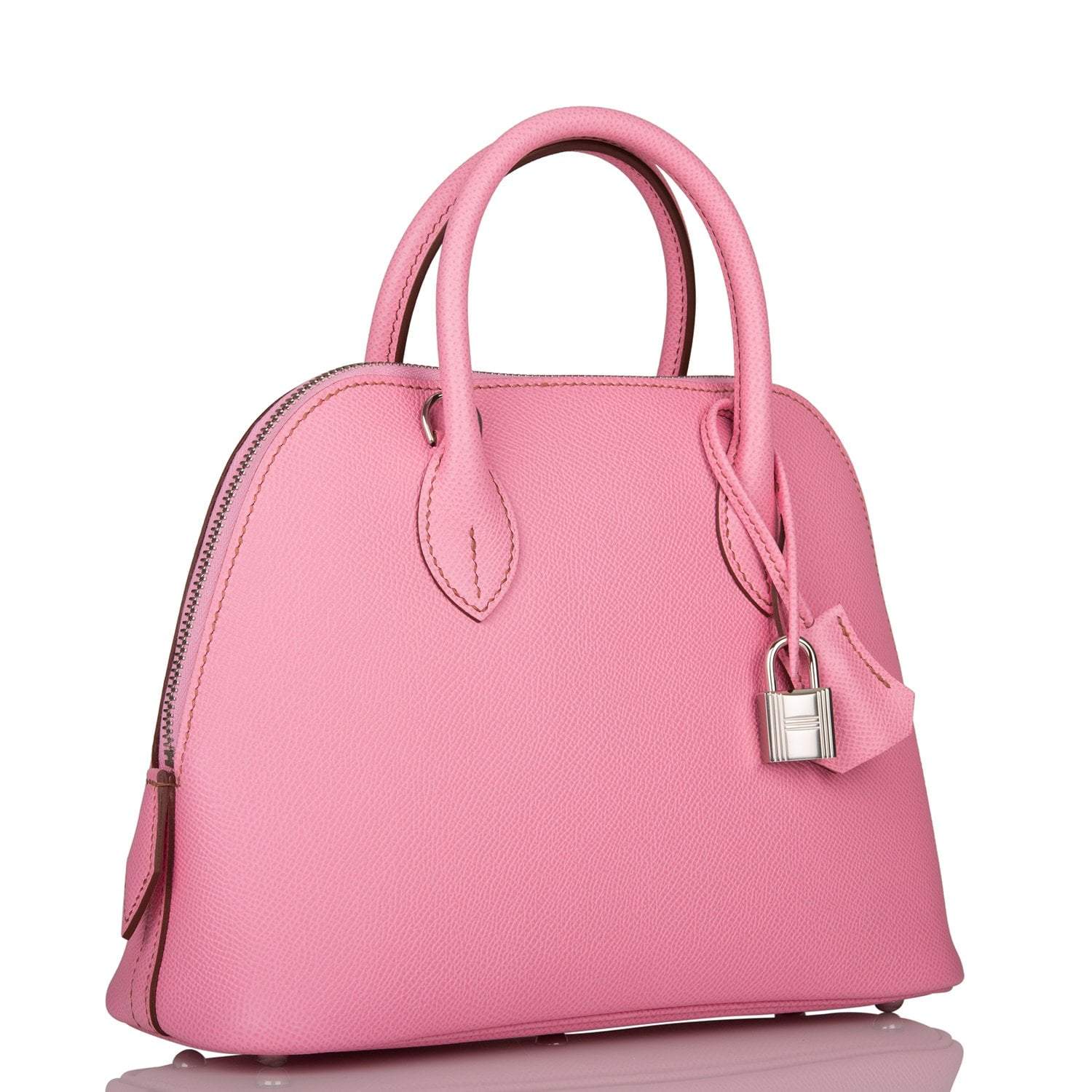 Hermes 1923 Bolide 25 Bubblegum 5P Epsom Palladium Hardware - Exclusu