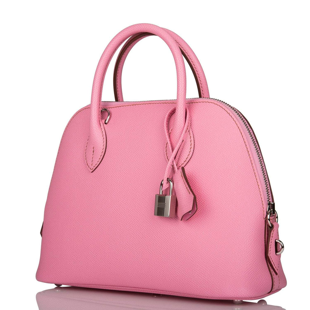 Hermes 1923 Bolide 25 Bubblegum 5P Epsom Palladium Hardware - Exclusu