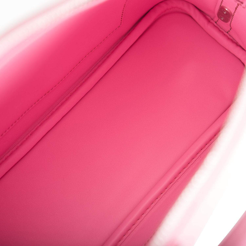 Hermes 1923 Bolide 25 Bubblegum 5P Epsom Palladium Hardware - Exclusu