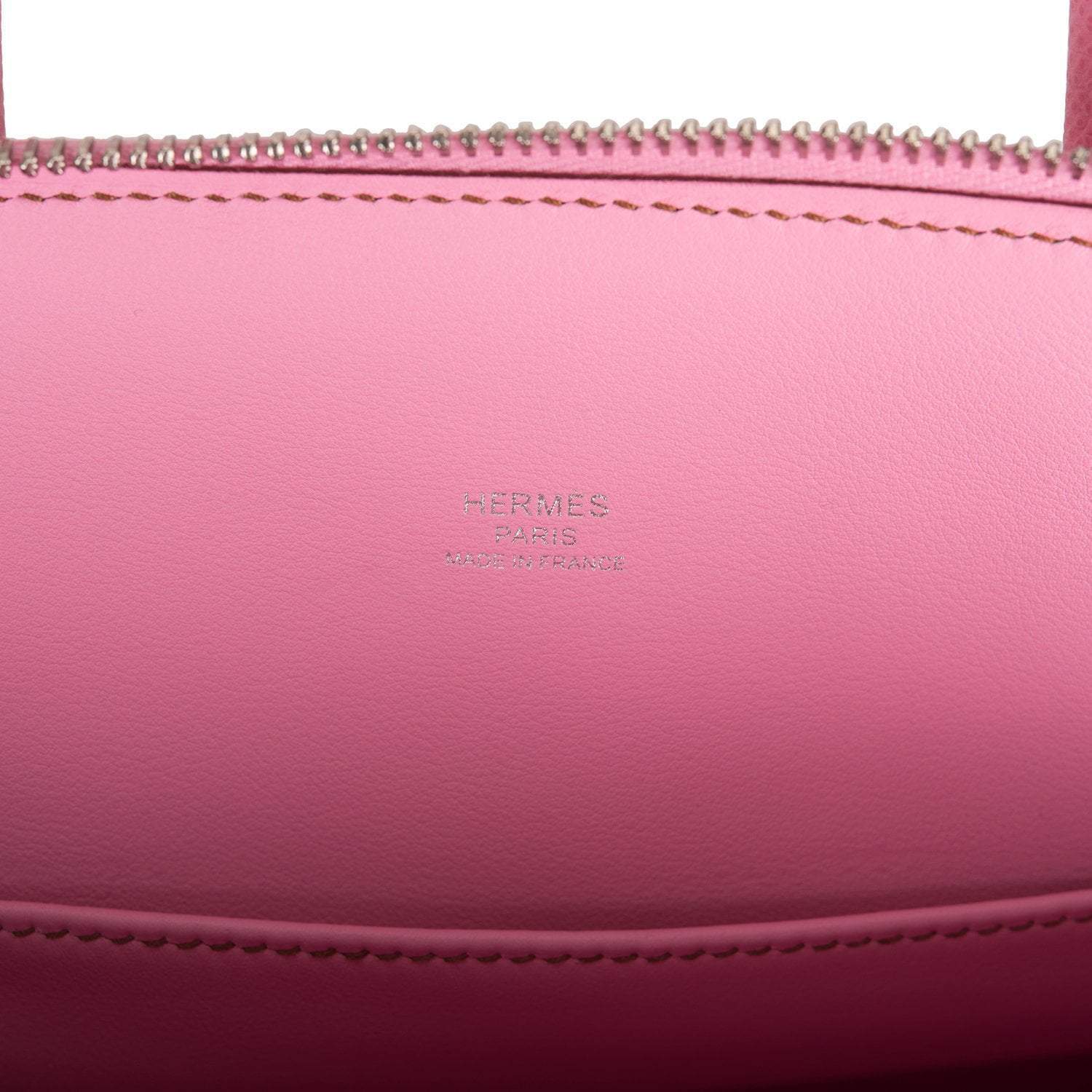 Hermes 1923 Bolide 25 Bubblegum 5P Epsom Palladium Hardware - Exclusu