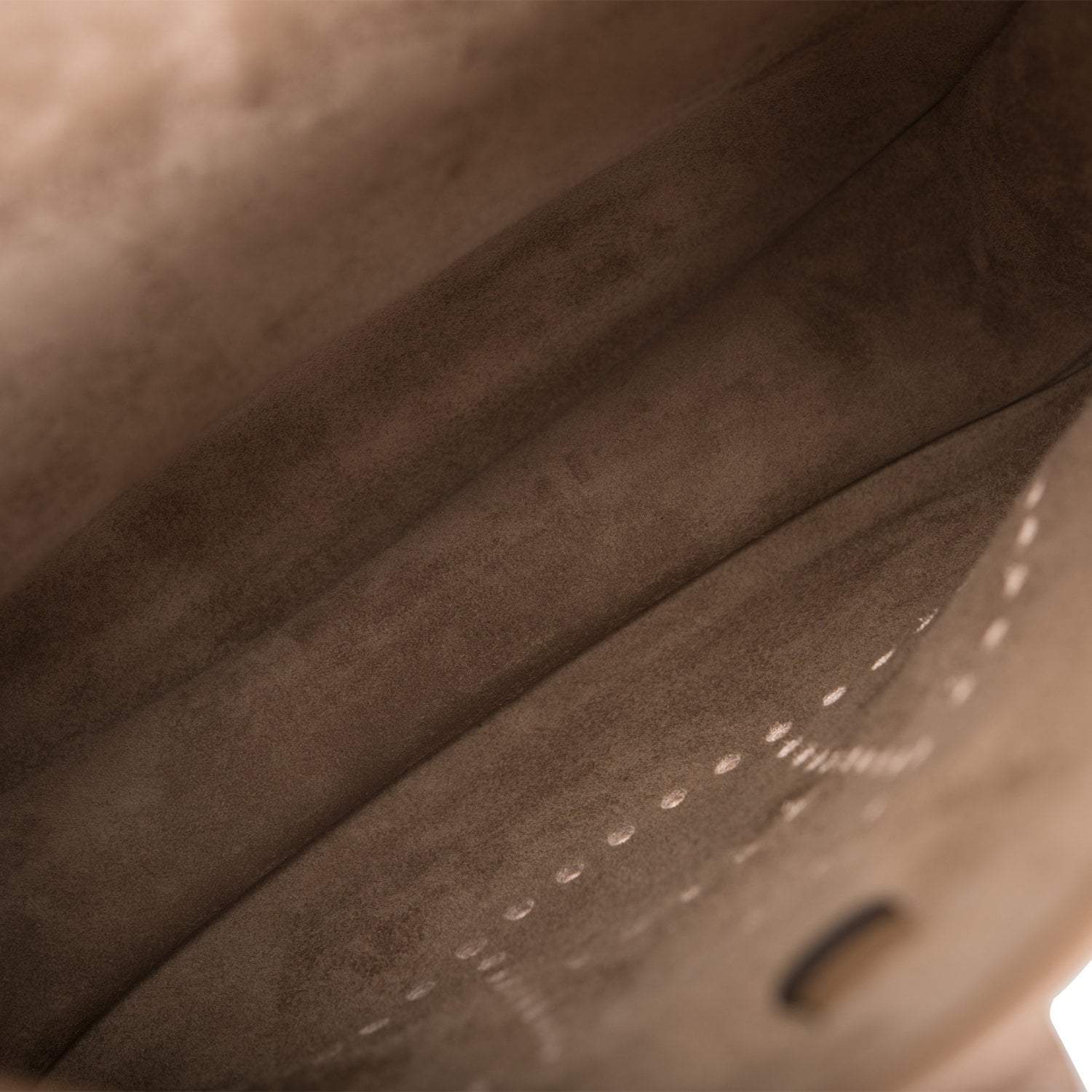 Hermes Beige de Weimar Clemence Evelyne III PM Bag Palladium Hardware - Exclusu