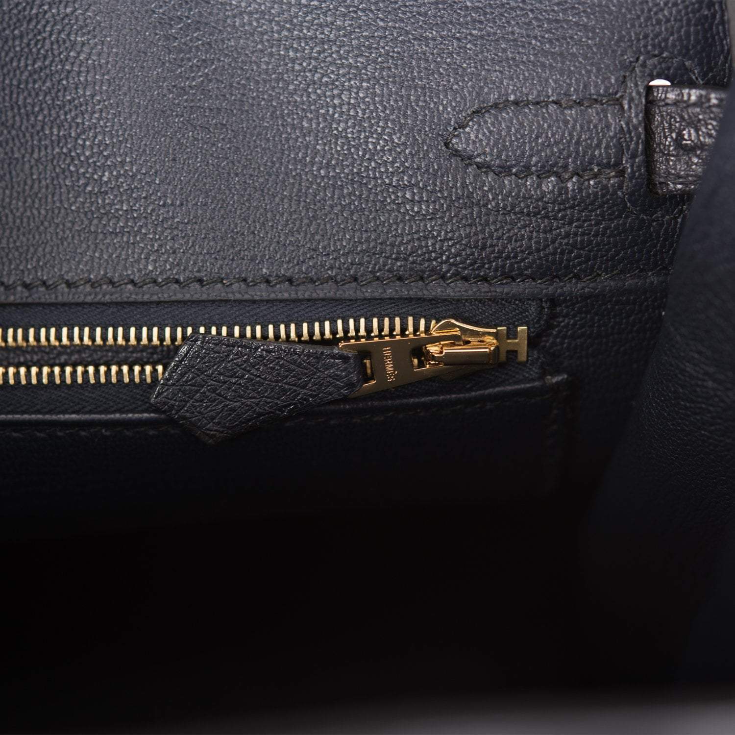 Hermes Birkin 25 Bleu Indigo Ostrich Rose Gold Hardware - Exclusu