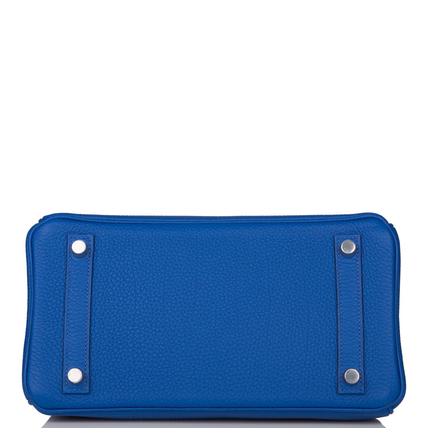 Hermes Birkin 25 Blue Royal Verso Togo Palladium Hardware - Exclusu