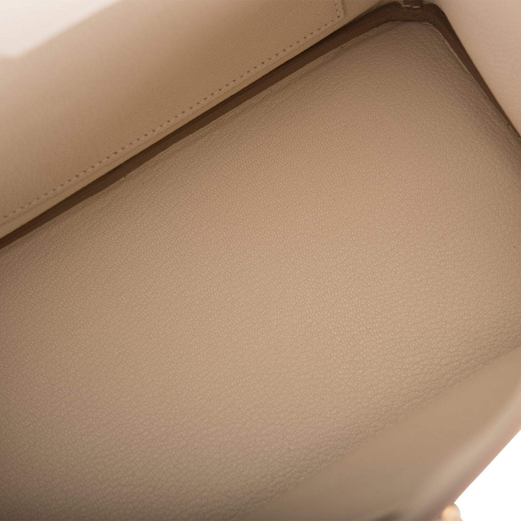 Hermes Birkin 25 Craie Togo Gold Hardware - Exclusu