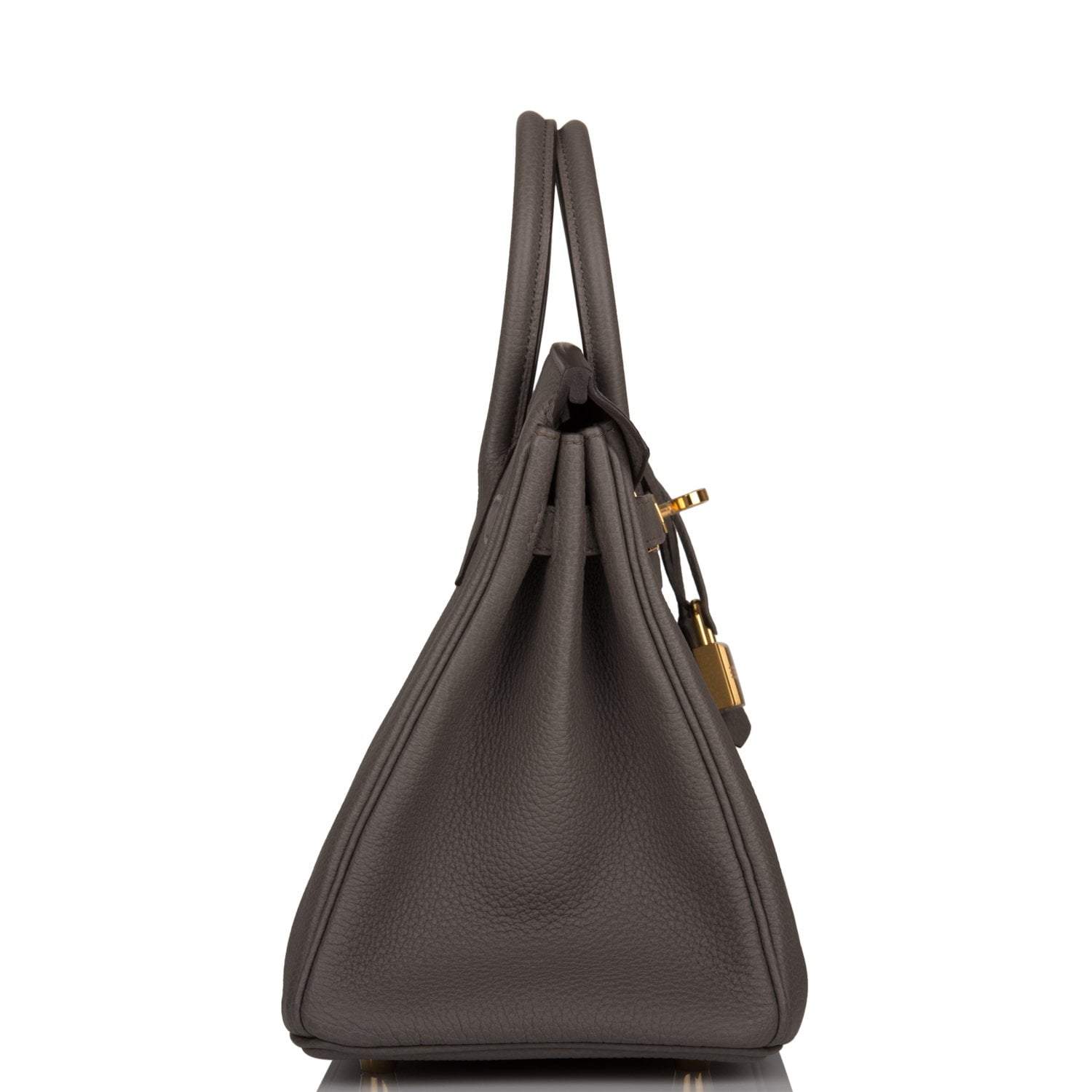 Hermes Birkin 25 Etain Togo Gold Hardware - Exclusu