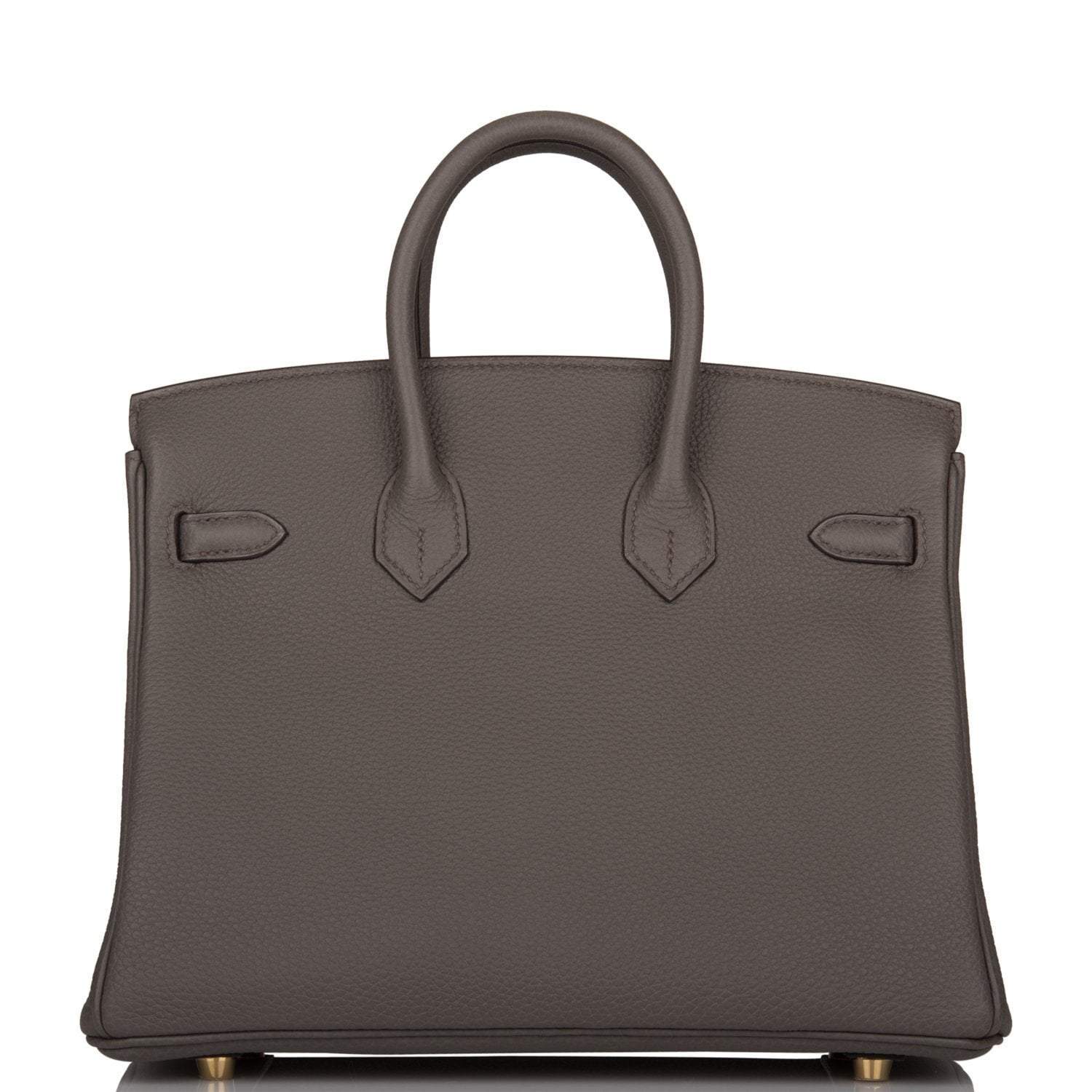 Hermes Birkin 25 Etain Togo Gold Hardware - Exclusu