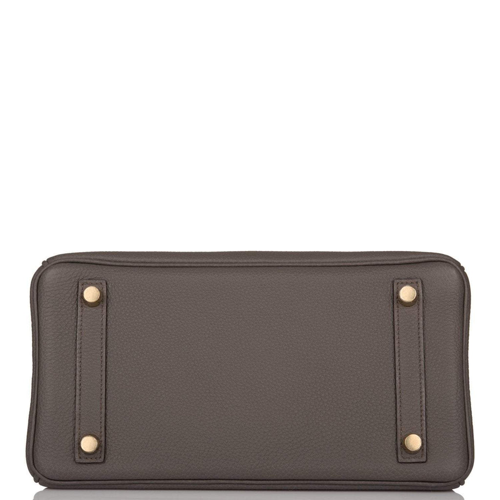 Hermes Birkin 25 Etain Togo Gold Hardware - Exclusu