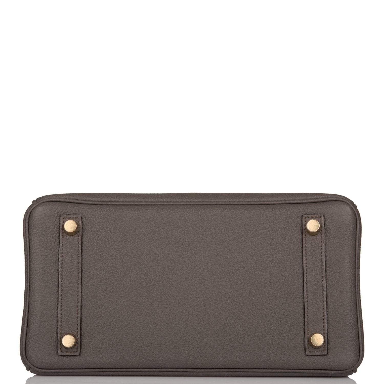 Hermes Birkin 25 Etain Togo Gold Hardware - Exclusu