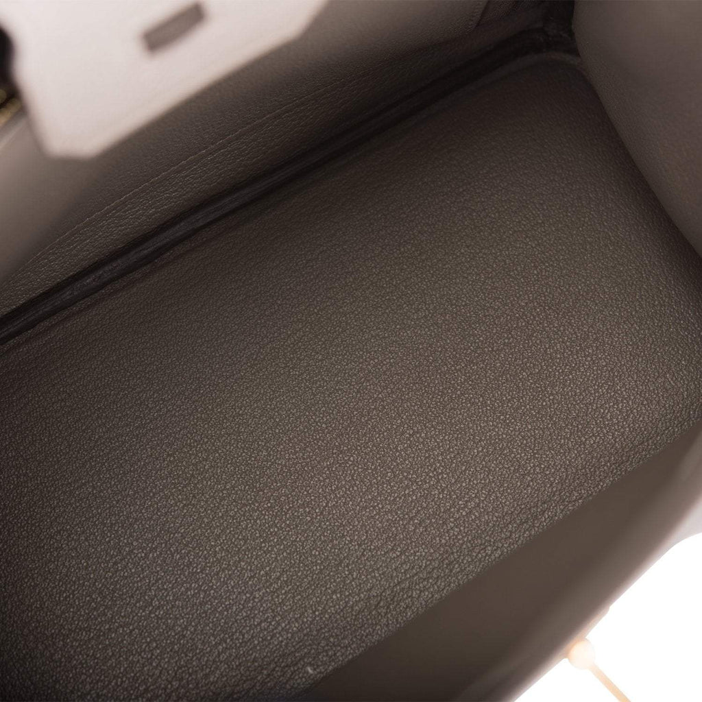 Hermes Birkin 25 Etain Togo Gold Hardware - Exclusu