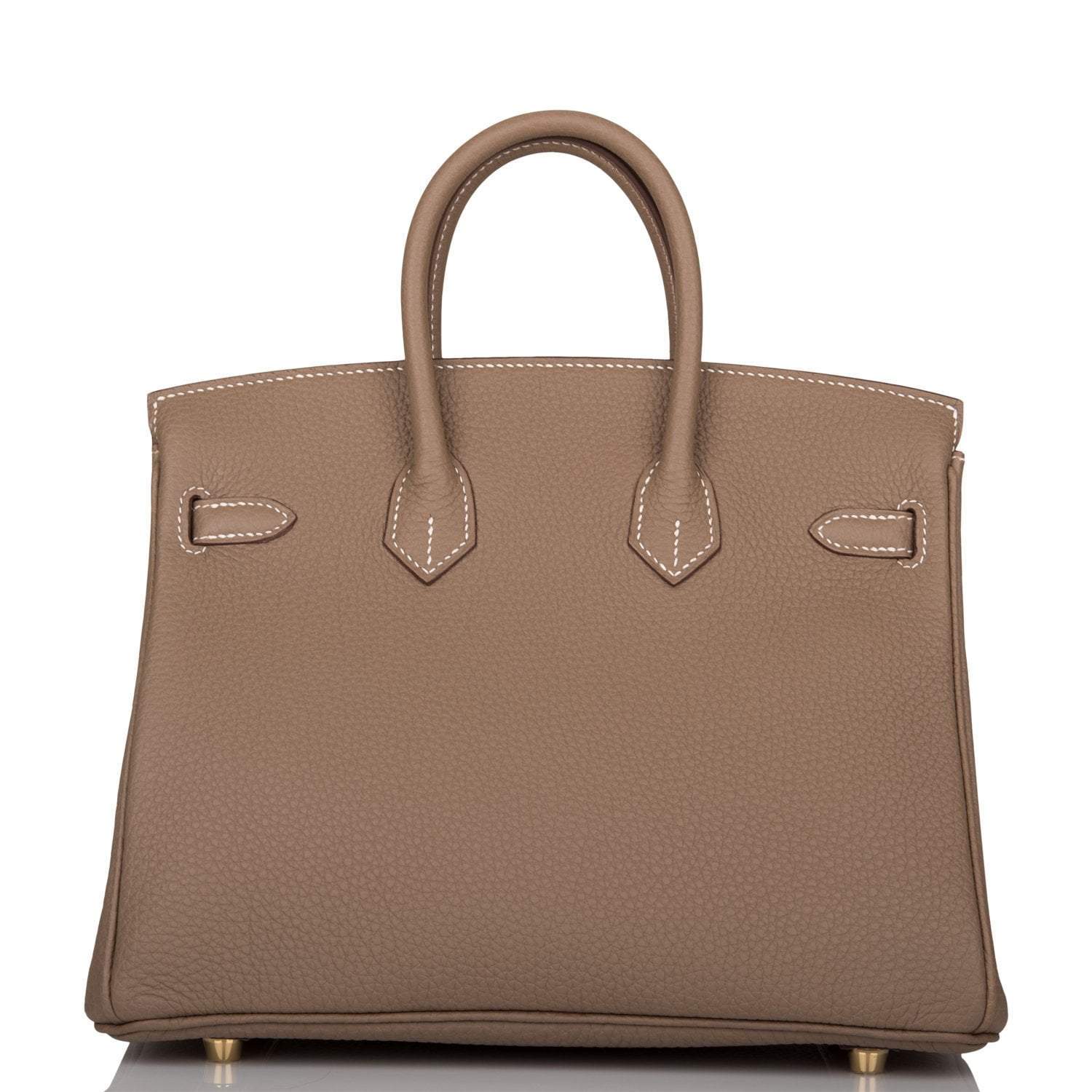 Hermes Birkin 25 Etoupe Togo Gold Hardware - Exclusu