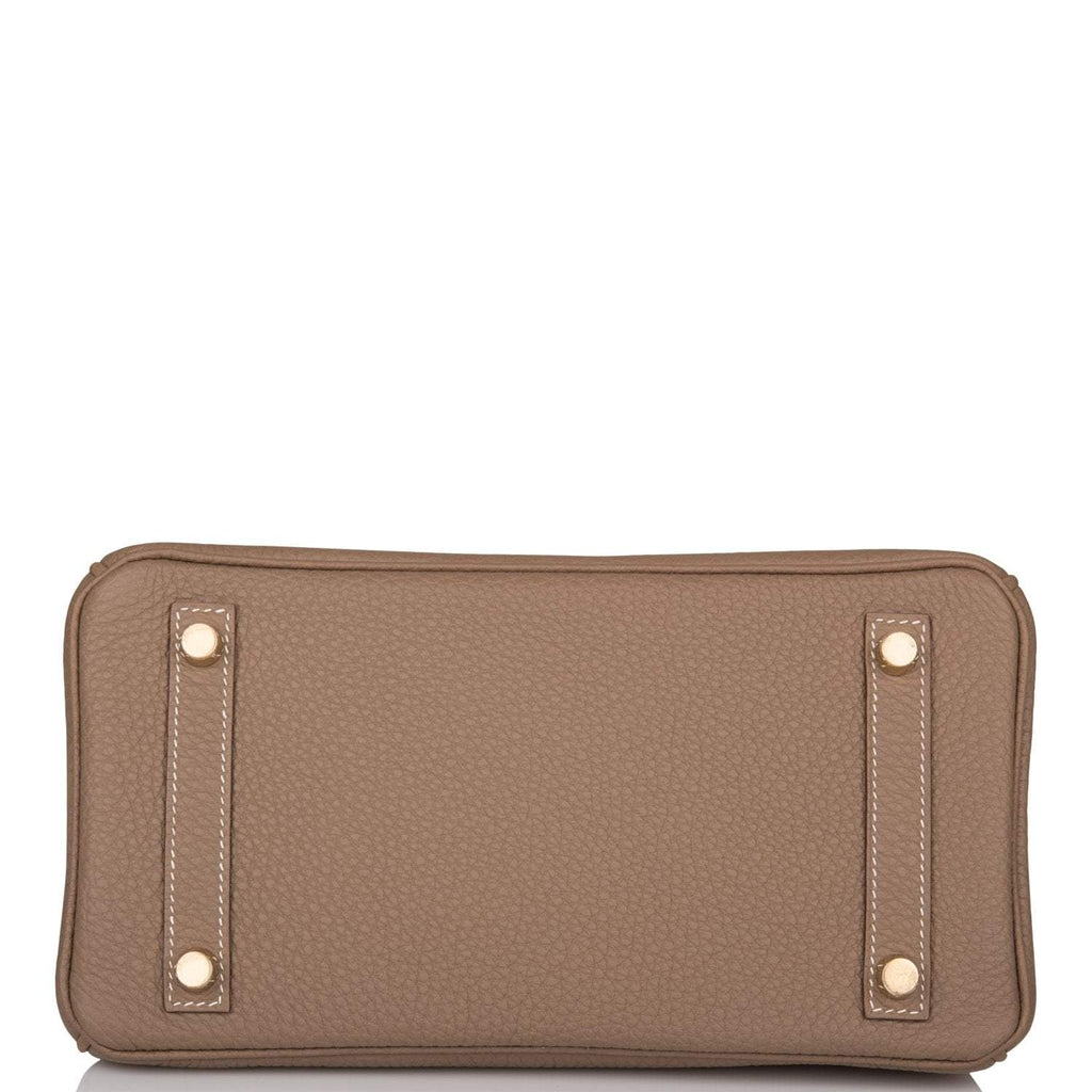 Hermes Birkin 25 Etoupe Togo Gold Hardware - Exclusu