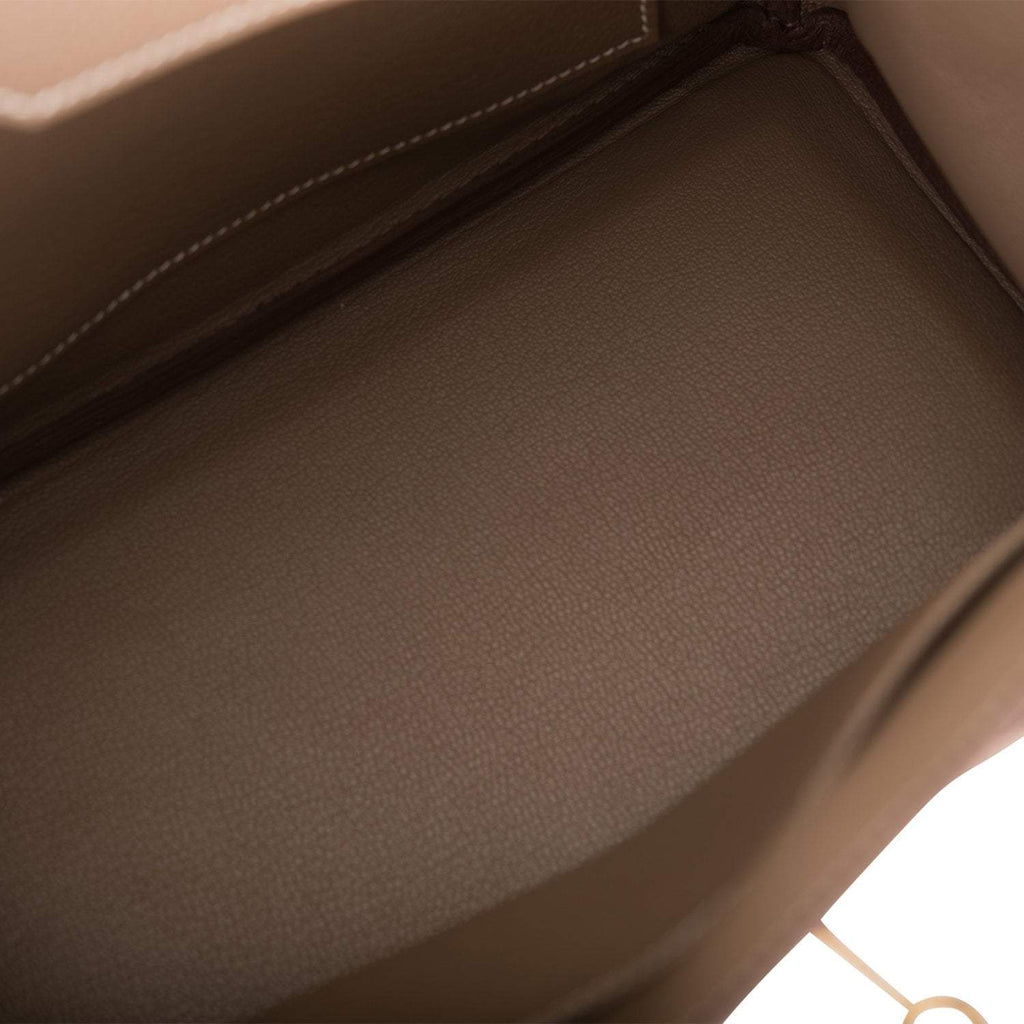 Hermes Birkin 25 Etoupe Togo Gold Hardware - Exclusu