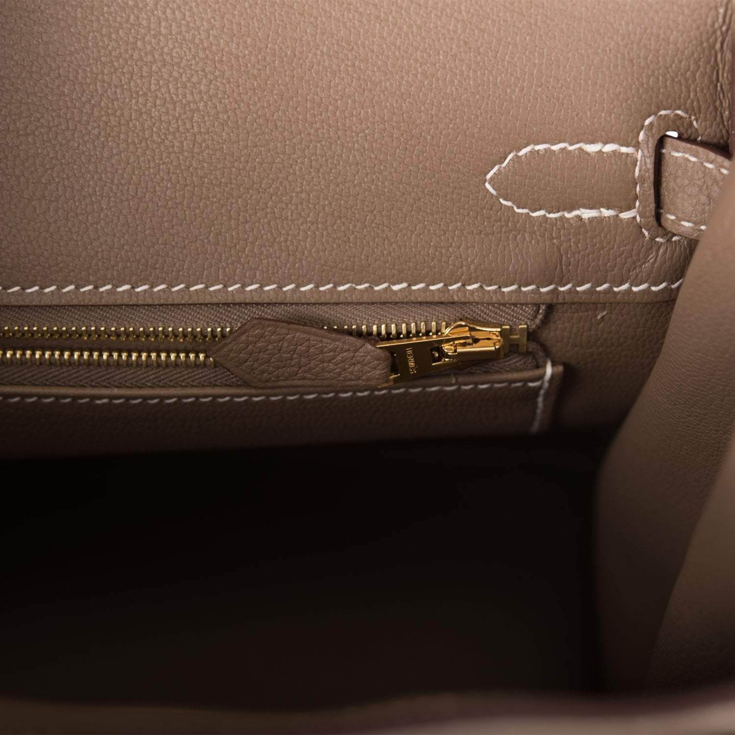 Hermes Birkin 25 Etoupe Togo Gold Hardware - Exclusu