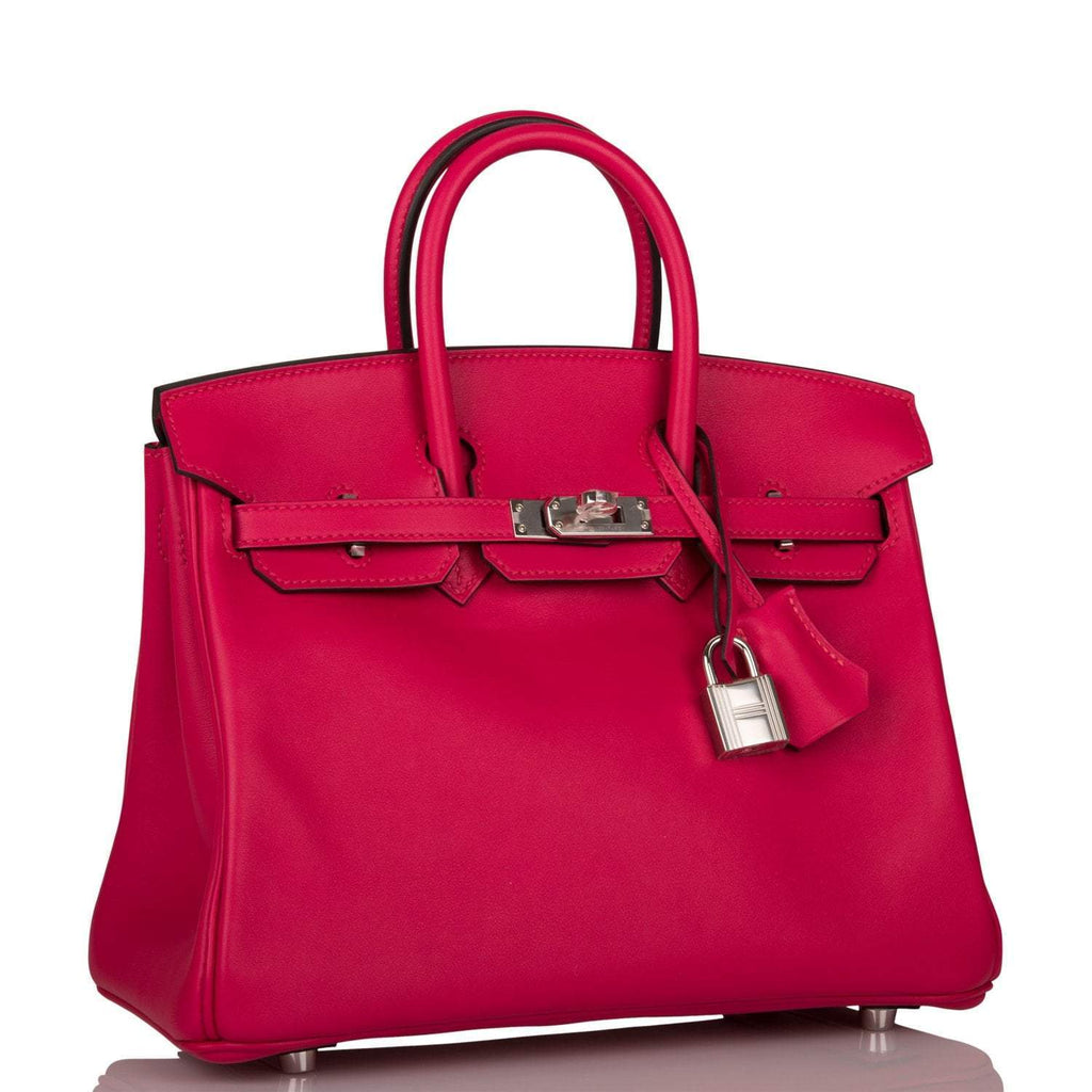 Hermes Birkin 25 Framboise Swift Palladium Hardware - Exclusu