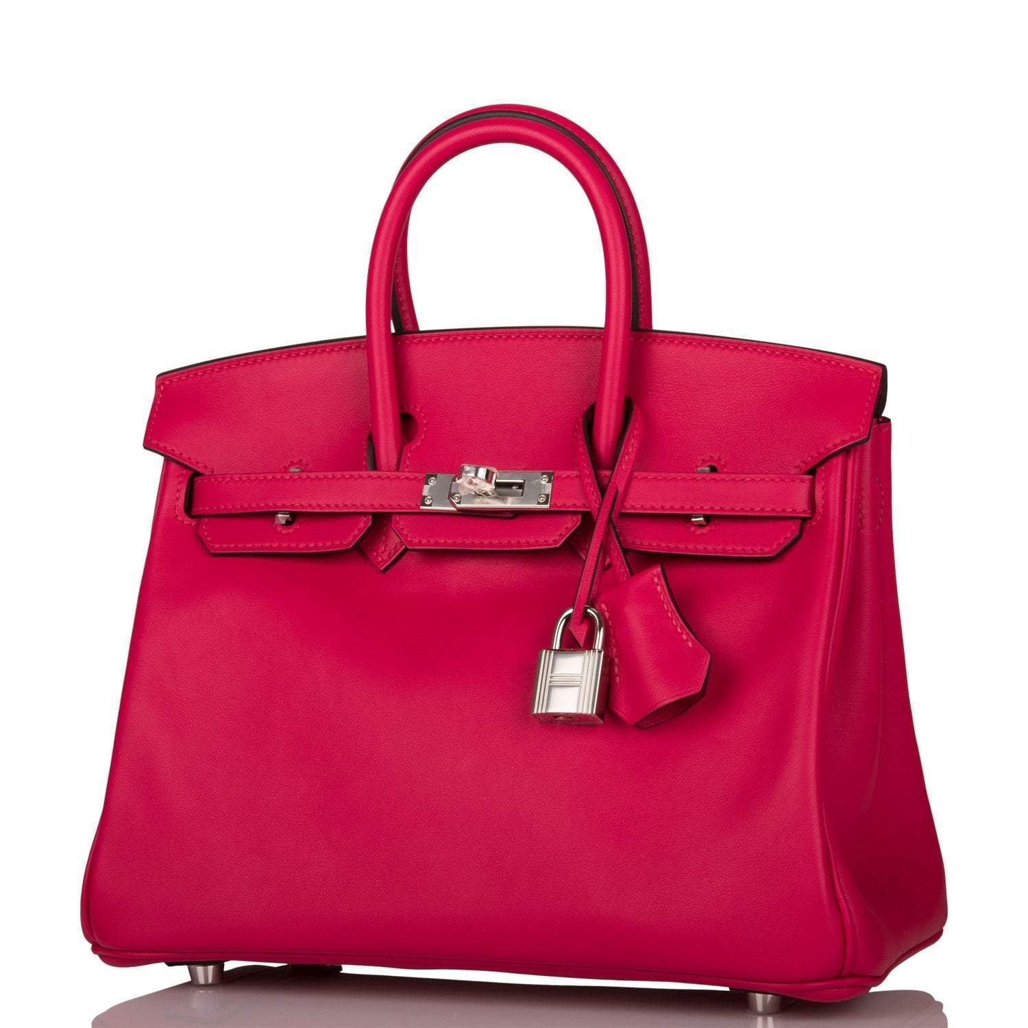 Hermes Birkin 25 Framboise Swift Palladium Hardware - Exclusu