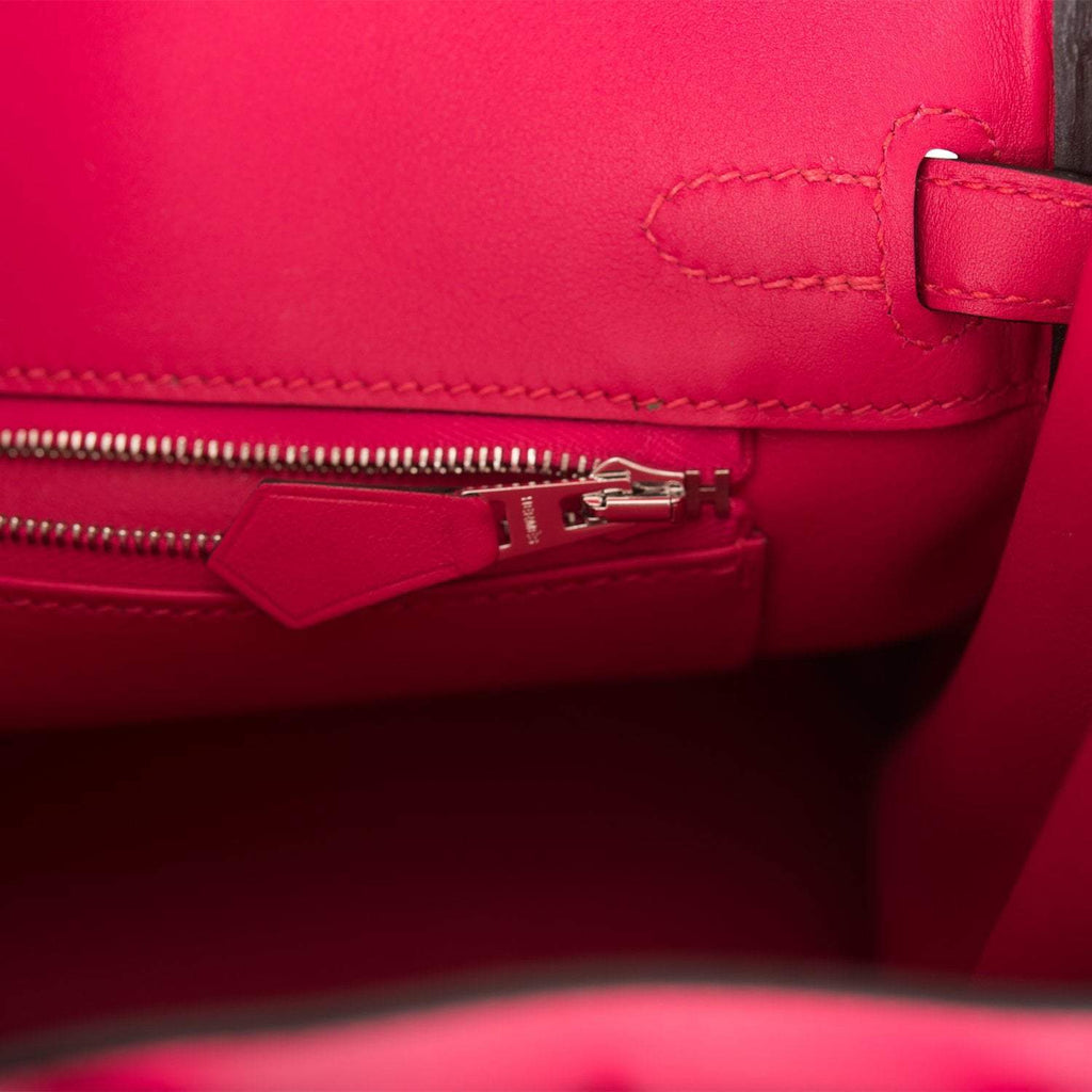 Hermes Birkin 25 Framboise Swift Palladium Hardware - Exclusu