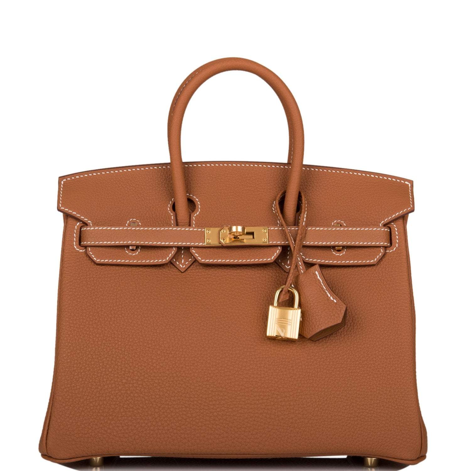 Hermes Birkin 25 Gold Togo Gold Hardware - Exclusu