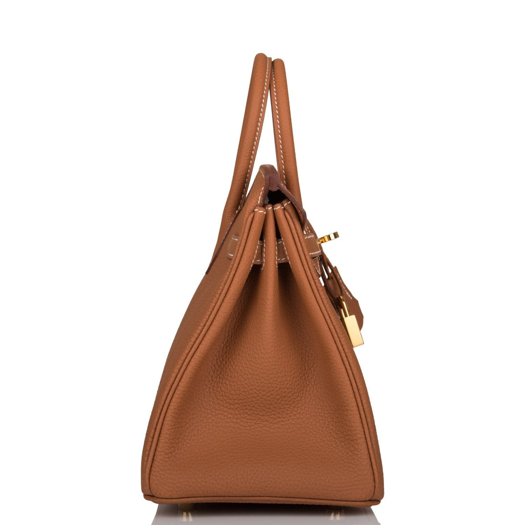 Hermes Birkin 25 Gold Togo Gold Hardware - Exclusu