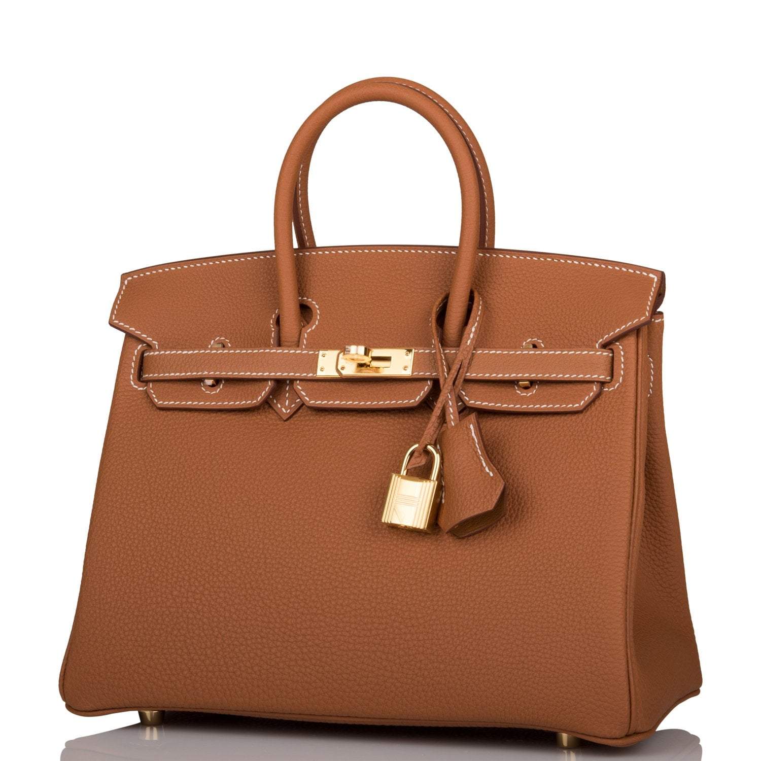 Hermes Birkin 25 Gold Togo Gold Hardware - Exclusu