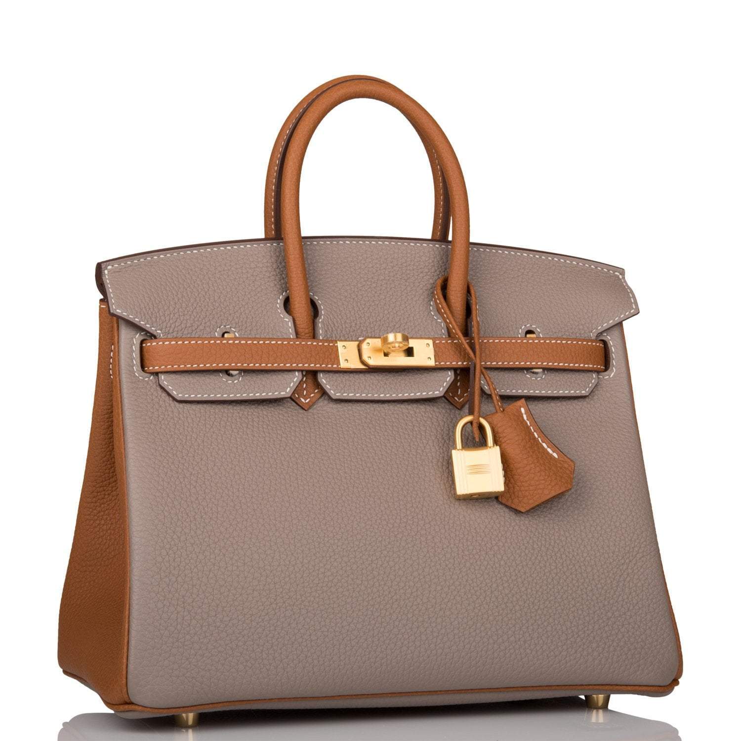 Hermes Birkin 25 Gris Asphalte and Gold Togo Brushed Gold Hardware - Exclusu