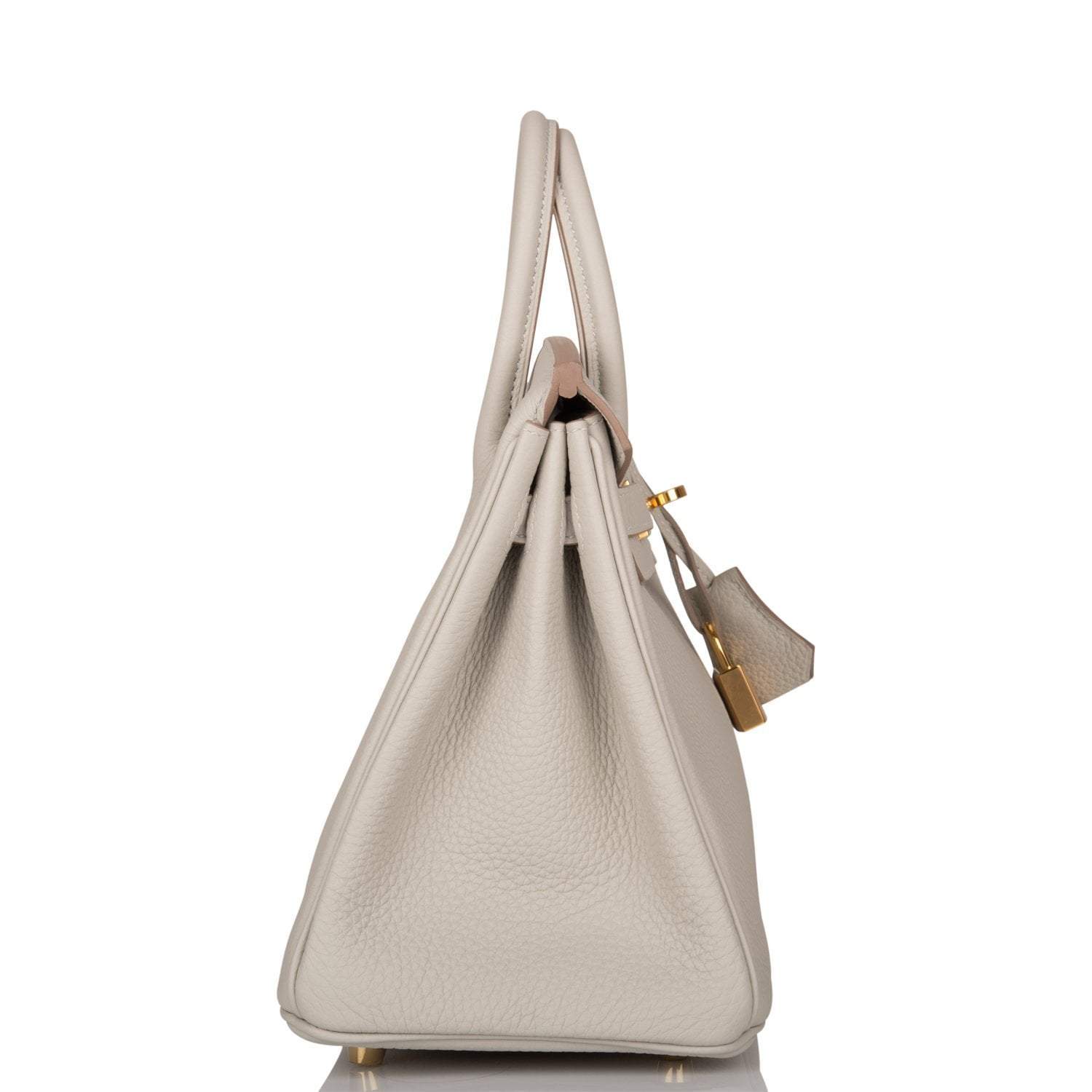 Hermes Birkin 25 Gris Perle Togo Gold Hardware - Exclusu