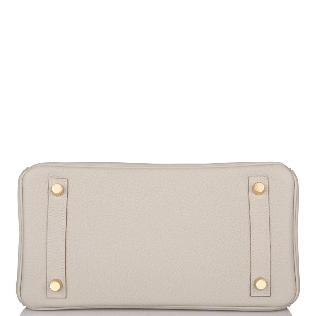 Hermes Birkin 25 Gris Perle Togo Gold Hardware - Exclusu