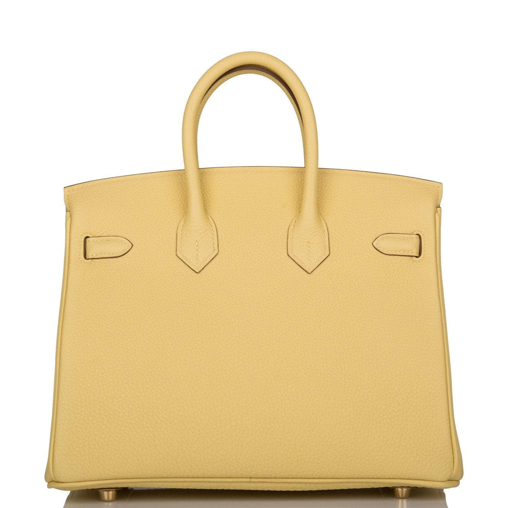 Hermes Birkin 25 Jaune Poussin Togo Gold Hardware - Exclusu