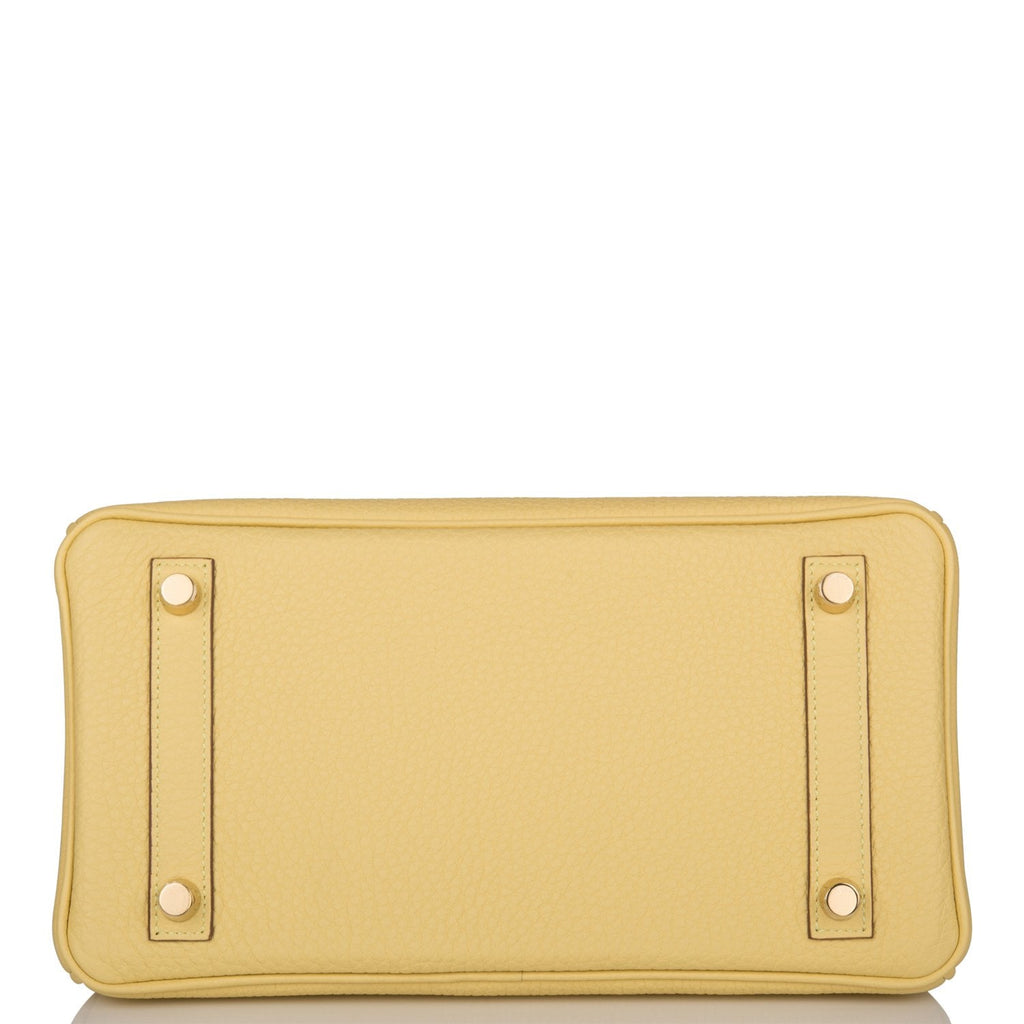 Hermes Birkin 25 Jaune Poussin Togo Gold Hardware - Exclusu
